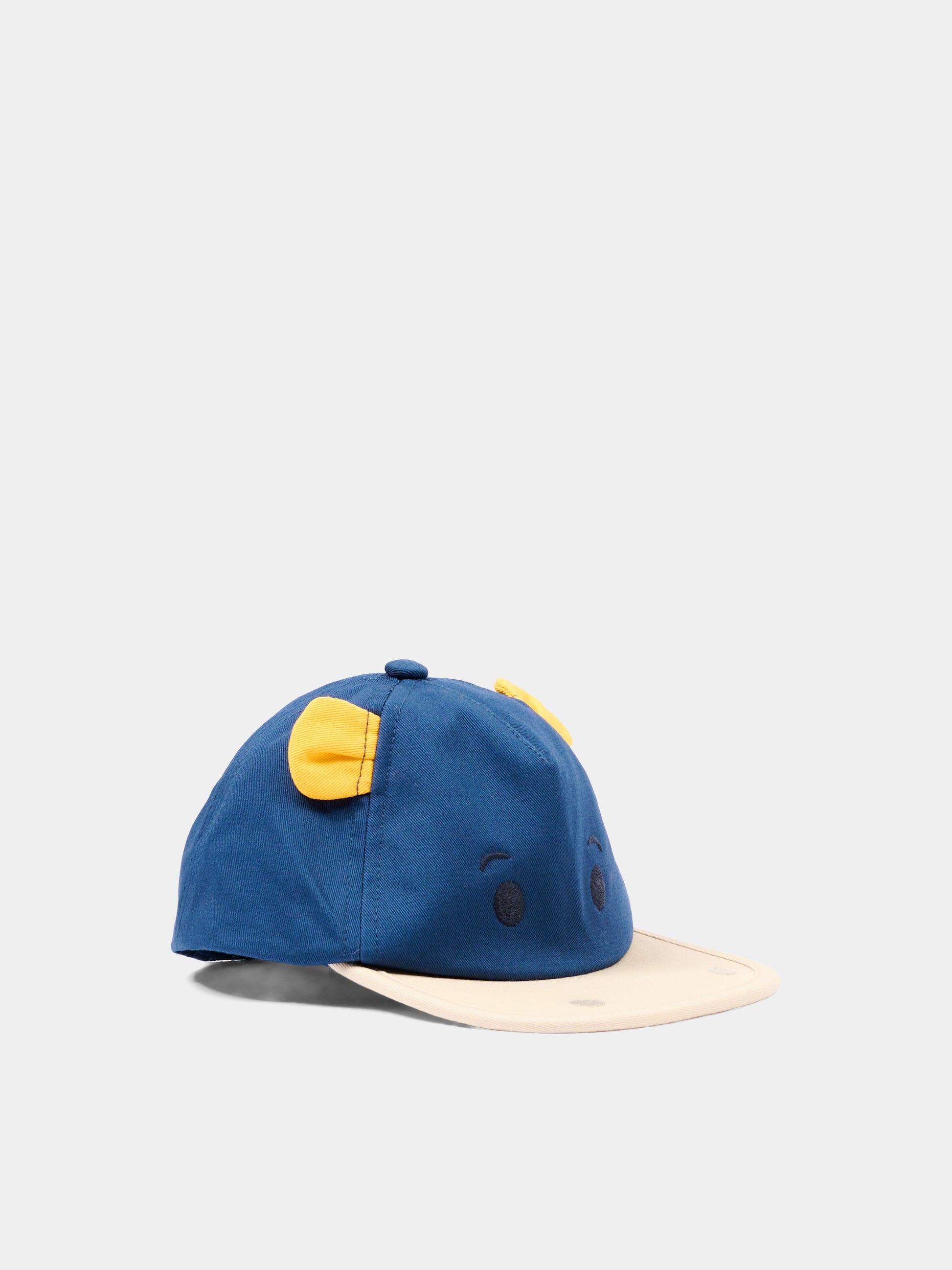 Cappello con visiera blu per neonato,Mayoral,10149 072
