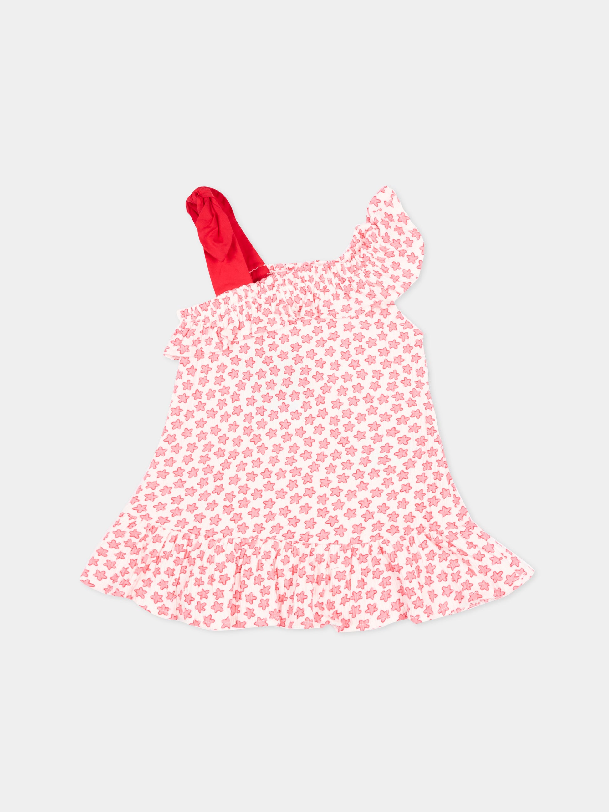 Vestito rosso per neonata con fiori,Mayoral,1928 065