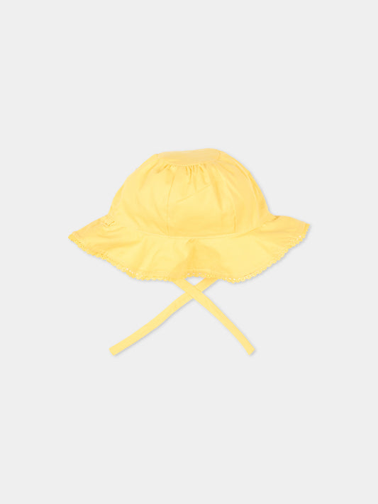 Cloche gialla per neonata con margherite,Mayoral,10144 047