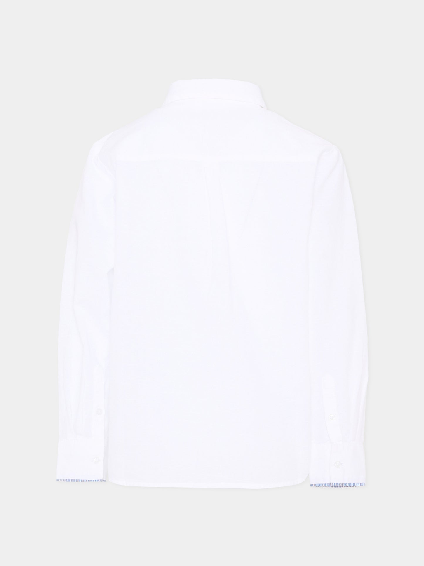 Camicia bianca per bambino con profilo righe,Mayoral,3117 076