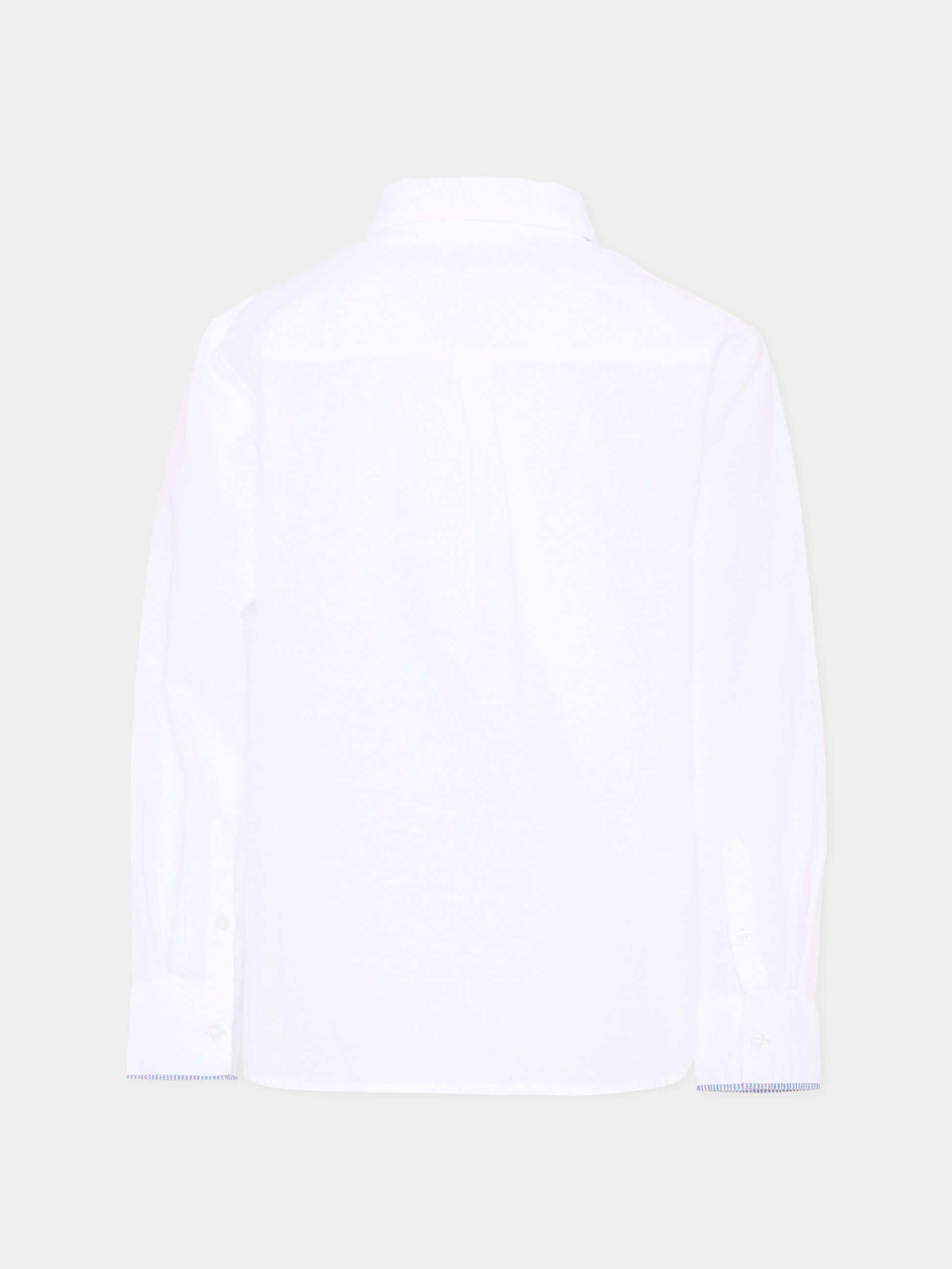 Camicia bianca per bambino con profilo righe,Mayoral,3117 076