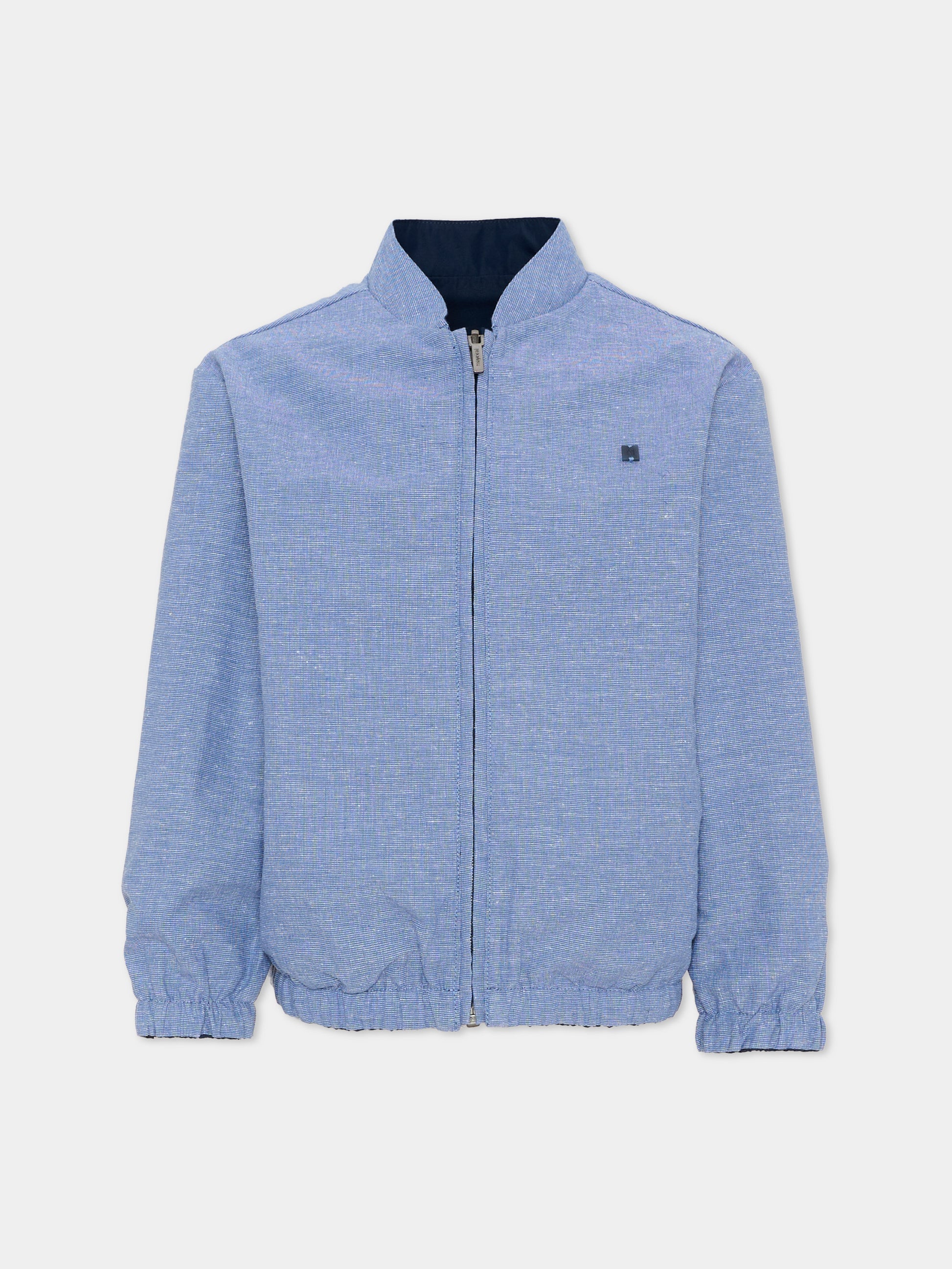 Bomber azzurro reversibile per bambino,Mayoral,3444 048