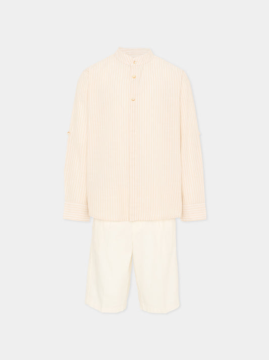 Completo elegante beige per bambino,Mayoral,3216 011