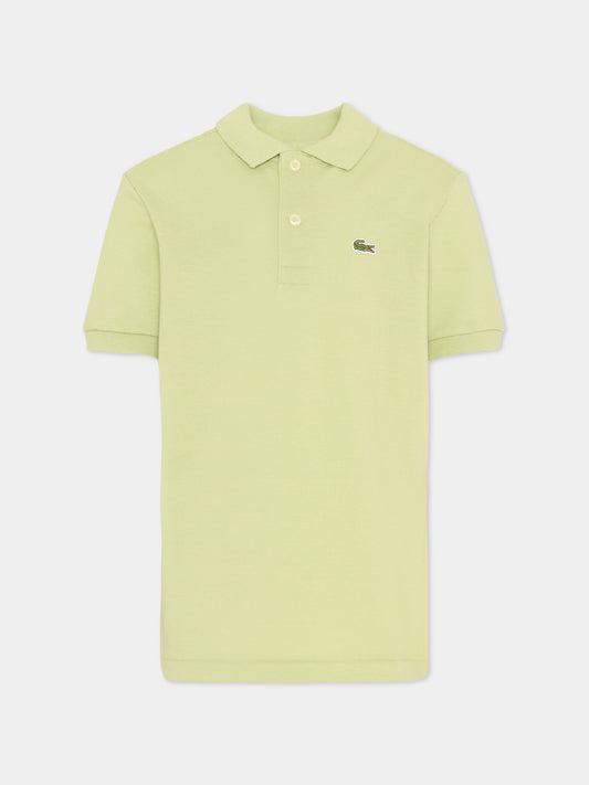 Polo verde per bambino con logo,Lacoste,7354 UYB
