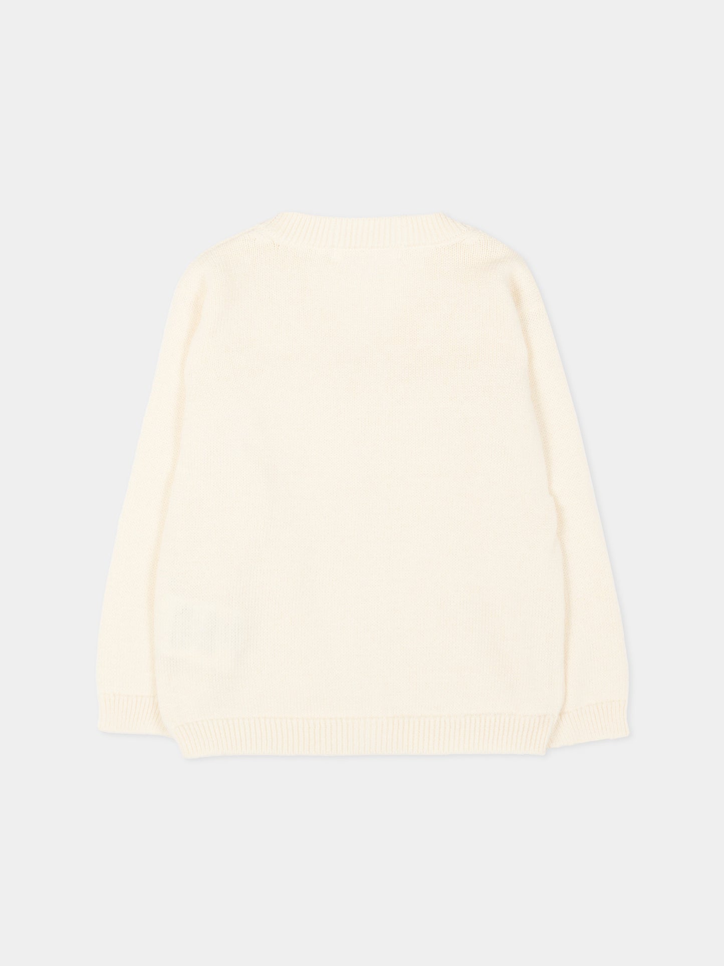 Cardigan avorio per neonato,Patachou,PAP CA4233390 060