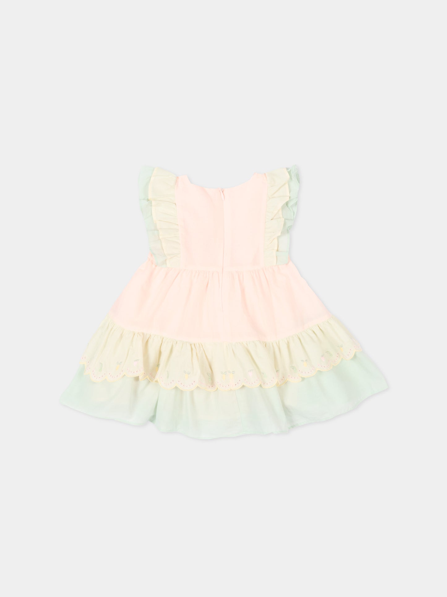 Abito elegante multicolor per neonata,Patachou,PAP VET4233220 026