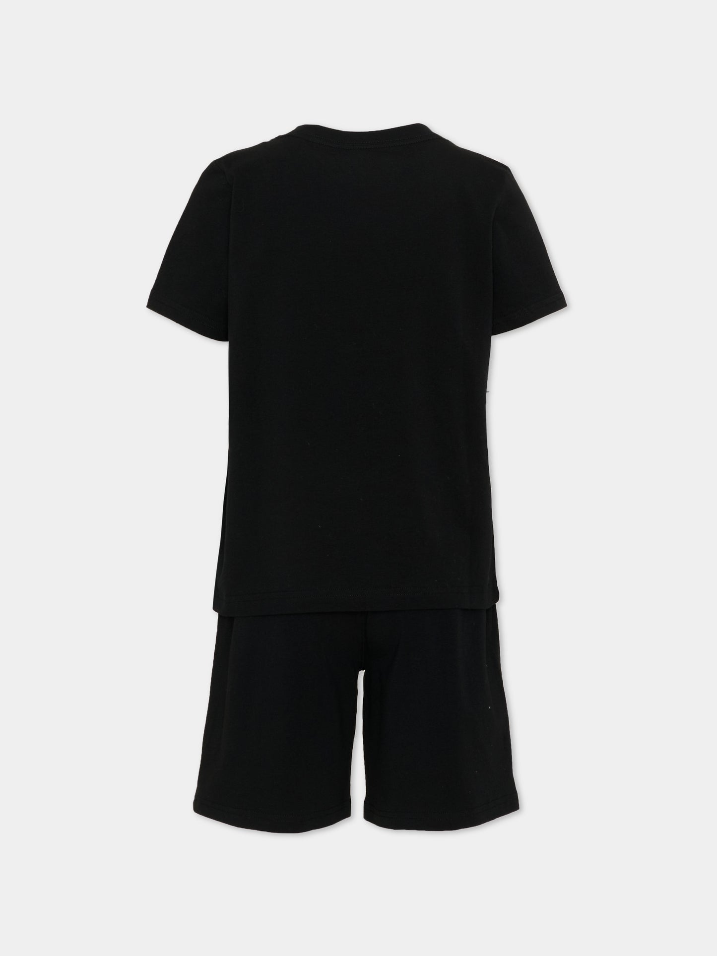 Pigiama nero per bambino con logo,Ralph Lauren Kids,8P0287 G9O