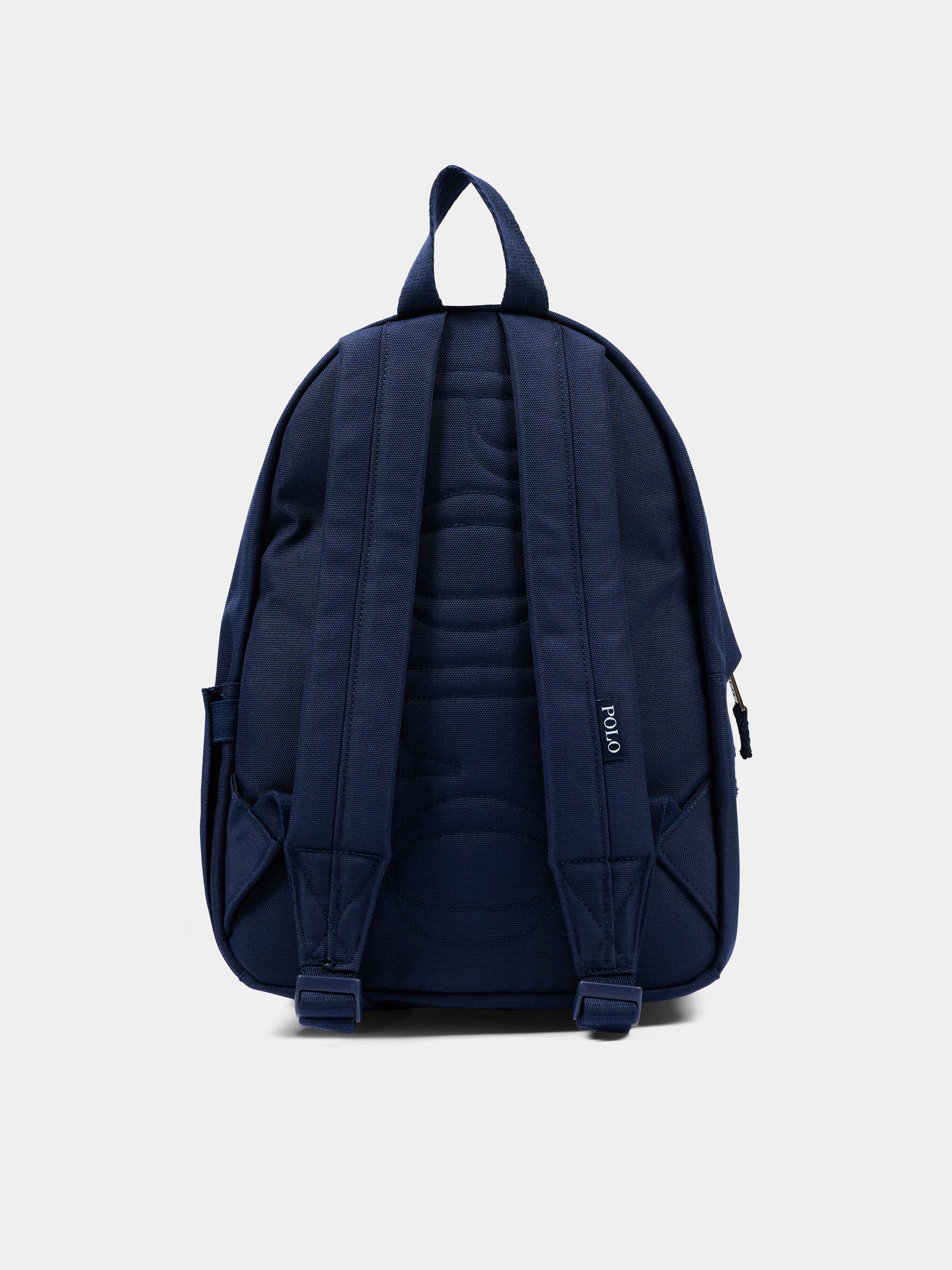 Zaino blu per bambini con logo,Ralph Lauren Kids,9AR187 BCV