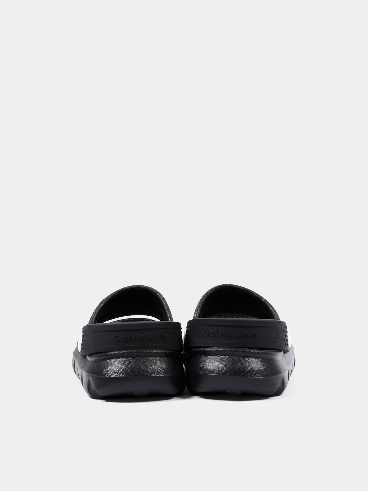 Sandali neri per bambini con logo,Calvin Klein Kids,V1XF 83326 0083999