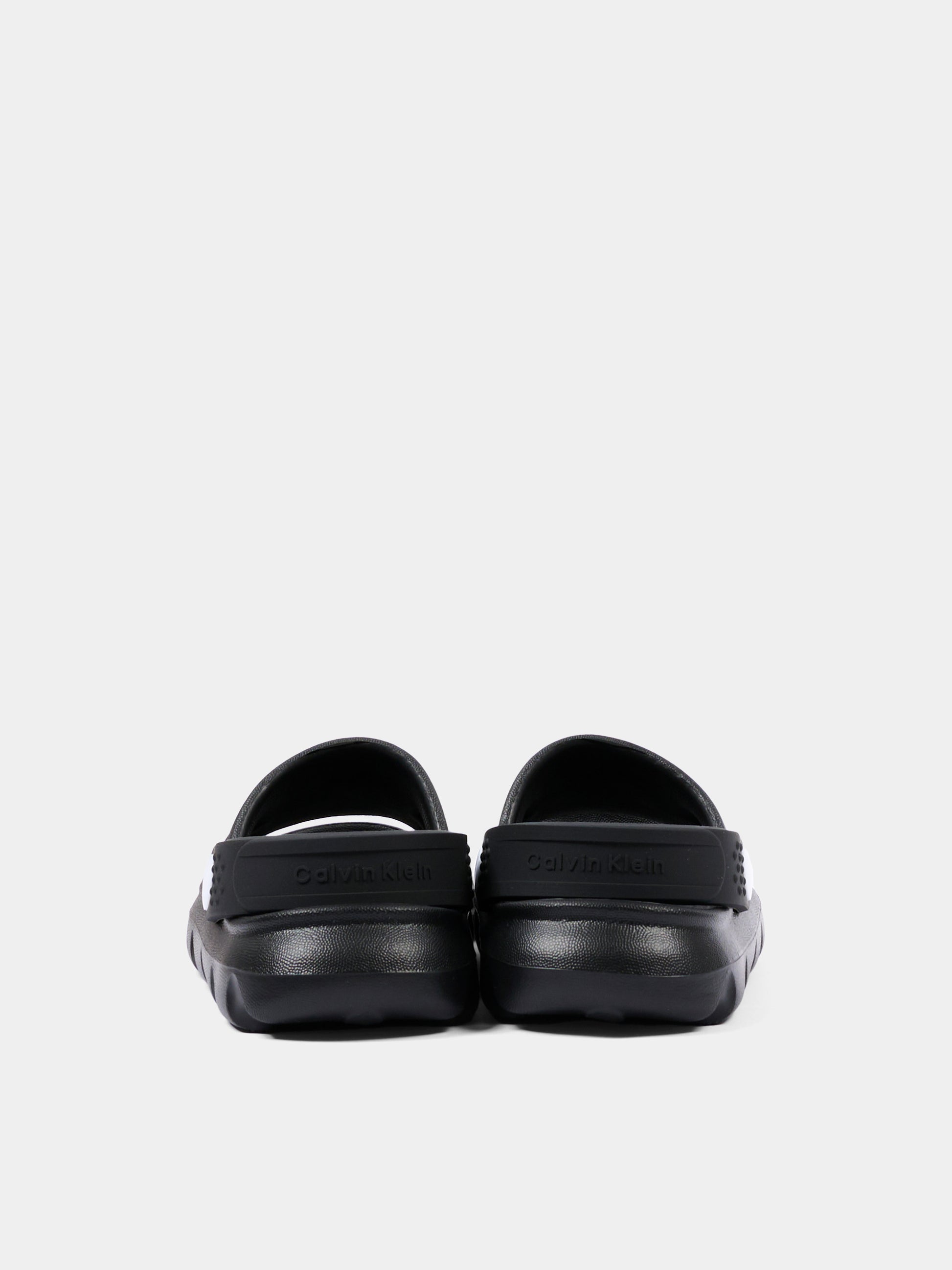 Sandali neri per bambini con logo,Calvin Klein Kids,V1XF 83326 0083999