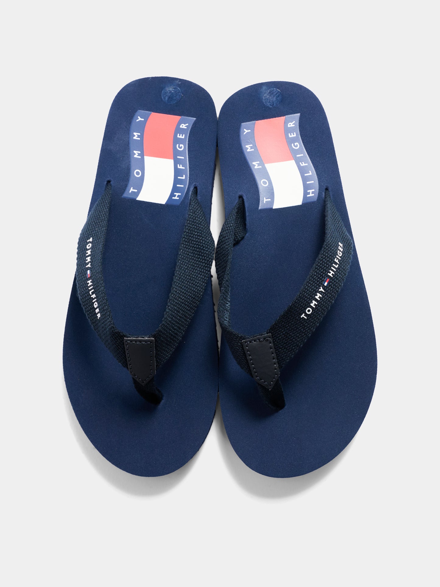 Infradito blu per bambini con logo,Tommy Hilfiger Junior,T3X8 34408 0058800