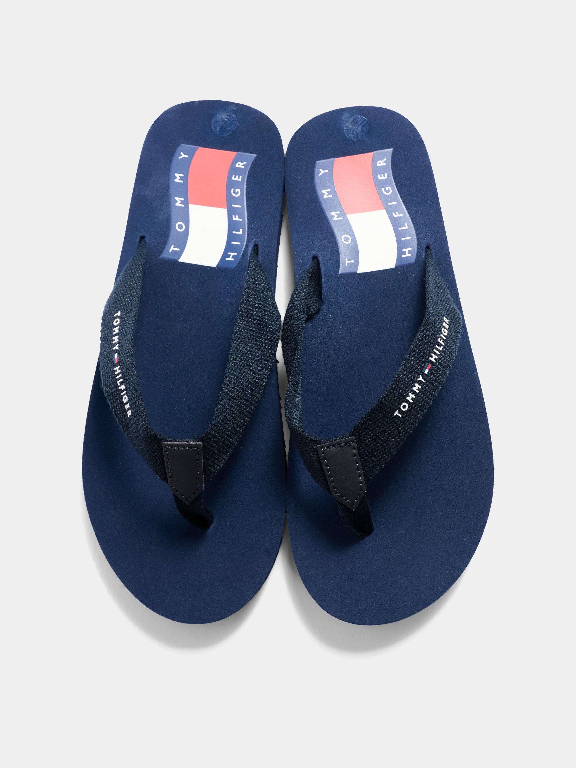 Infradito blu per bambini con logo,Tommy Hilfiger Junior,T3X8 34408 0058800