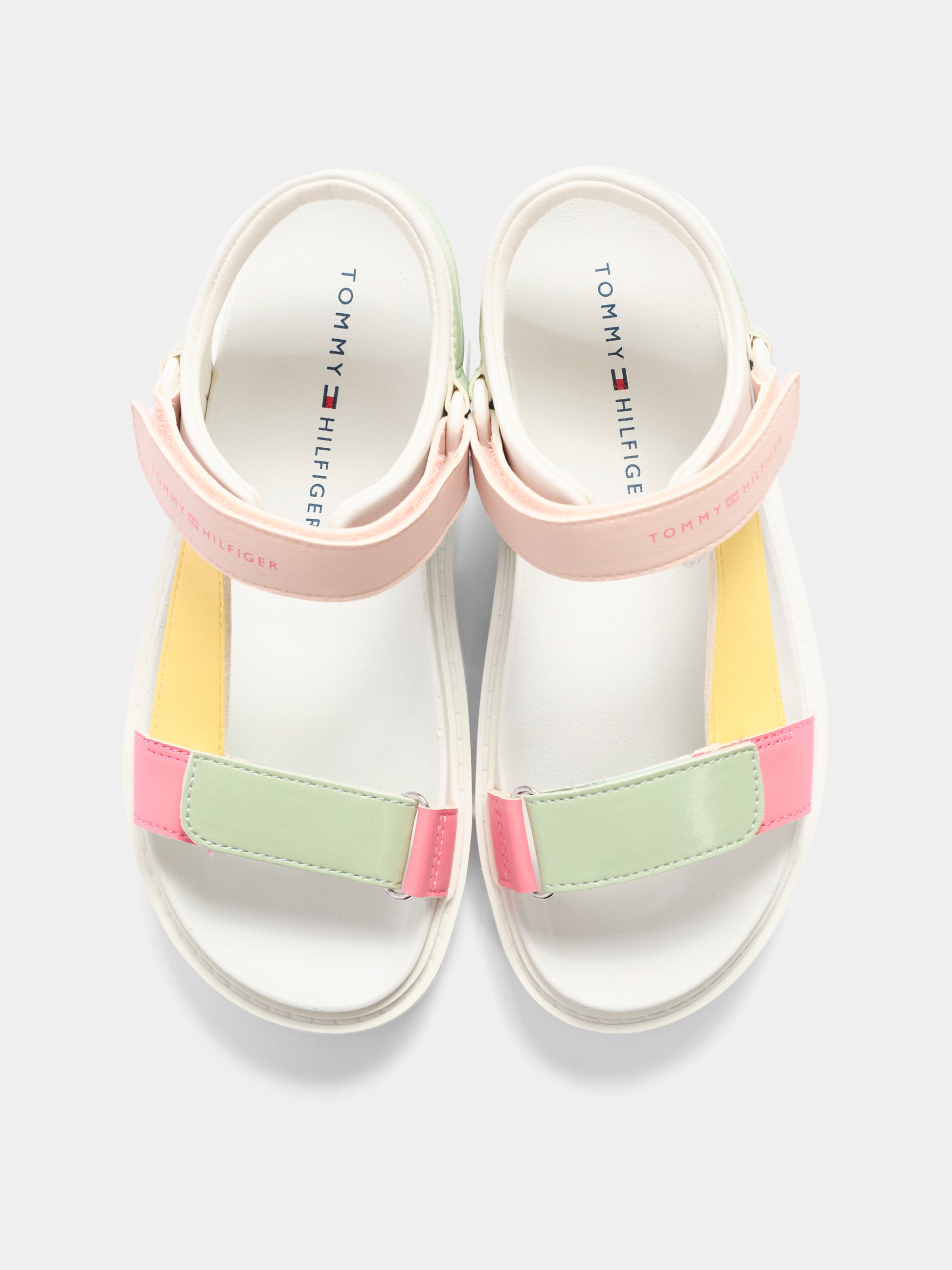 Sandali multicolor per bambina con logo,Tommy Hilfiger Junior,T3A2 34286 0326Y913