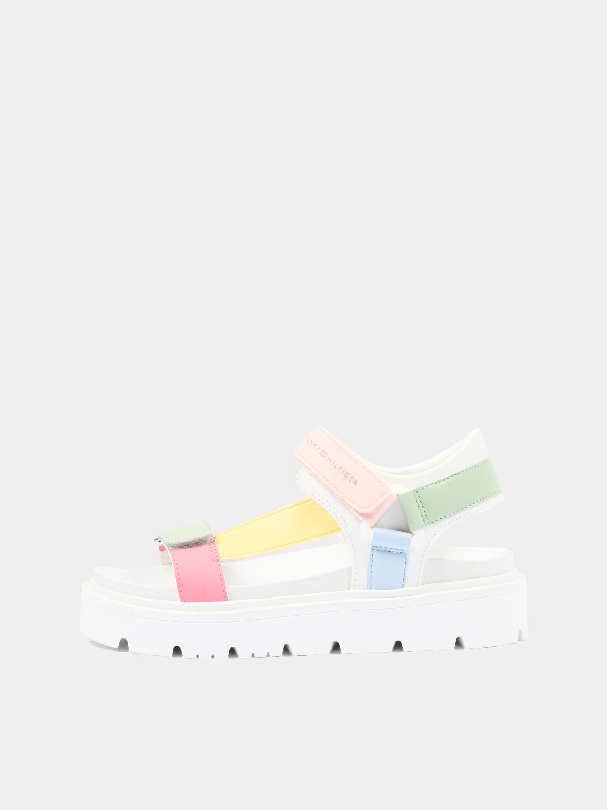 Sandali multicolor per bambina con logo,Tommy Hilfiger Junior,T3A2 34286 0326Y913