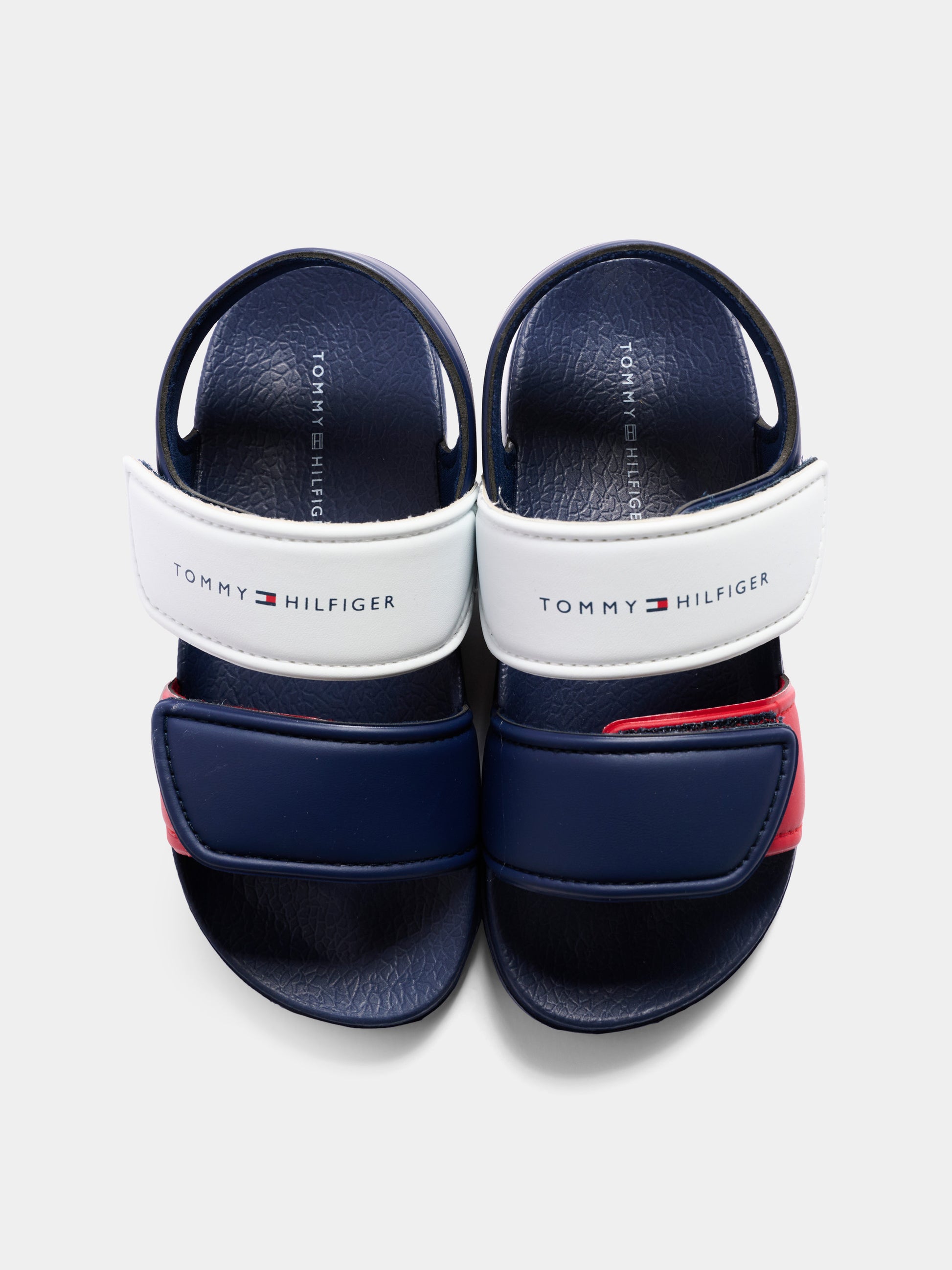 Sandali blu per bambino con logo,Tommy Hilfiger Junior,T1X2 33913 1172Y019