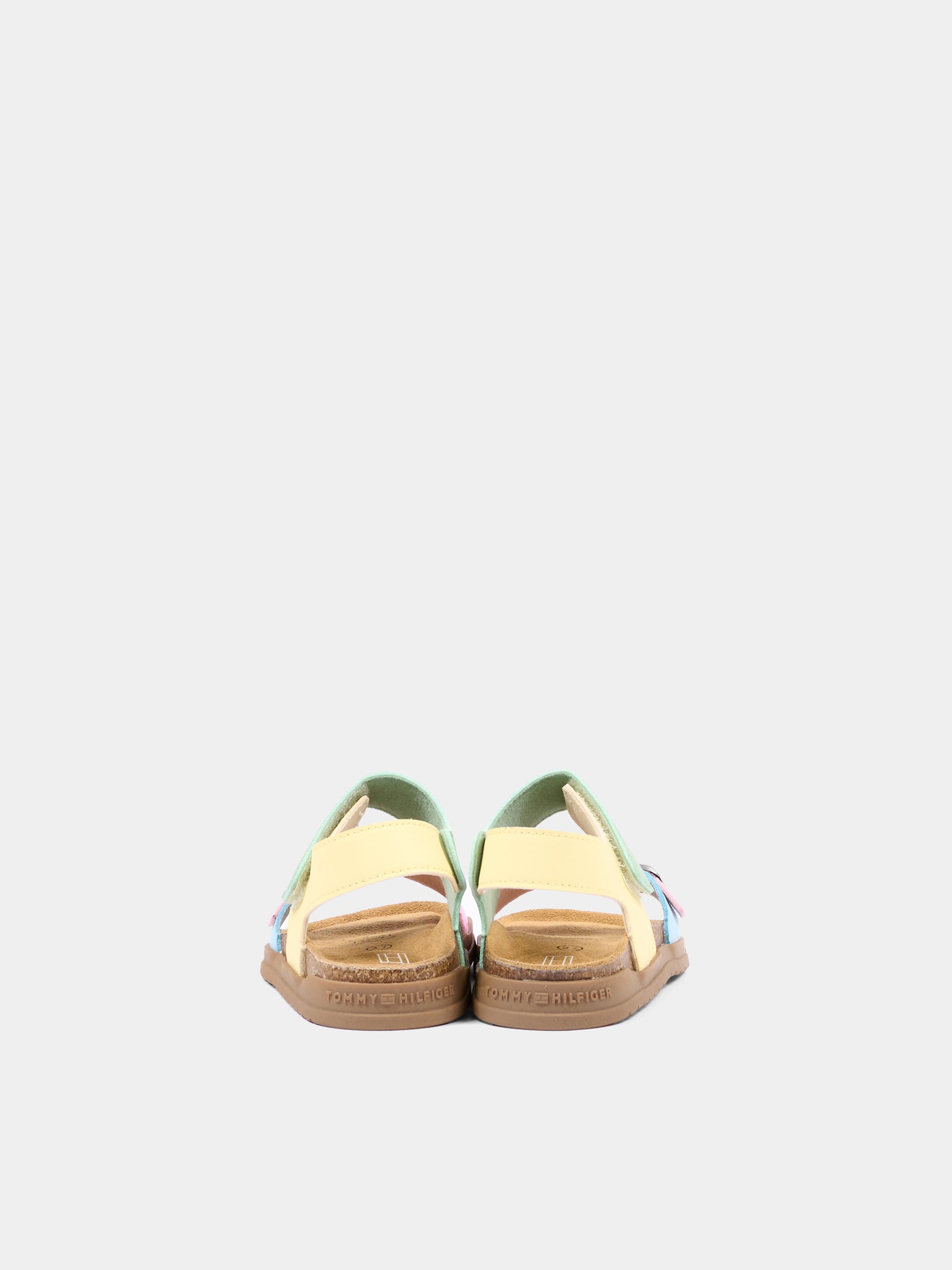 Sandali multicolor per bambina con logo,Tommy Hilfiger Junior,T3A2 34307 0326Y913