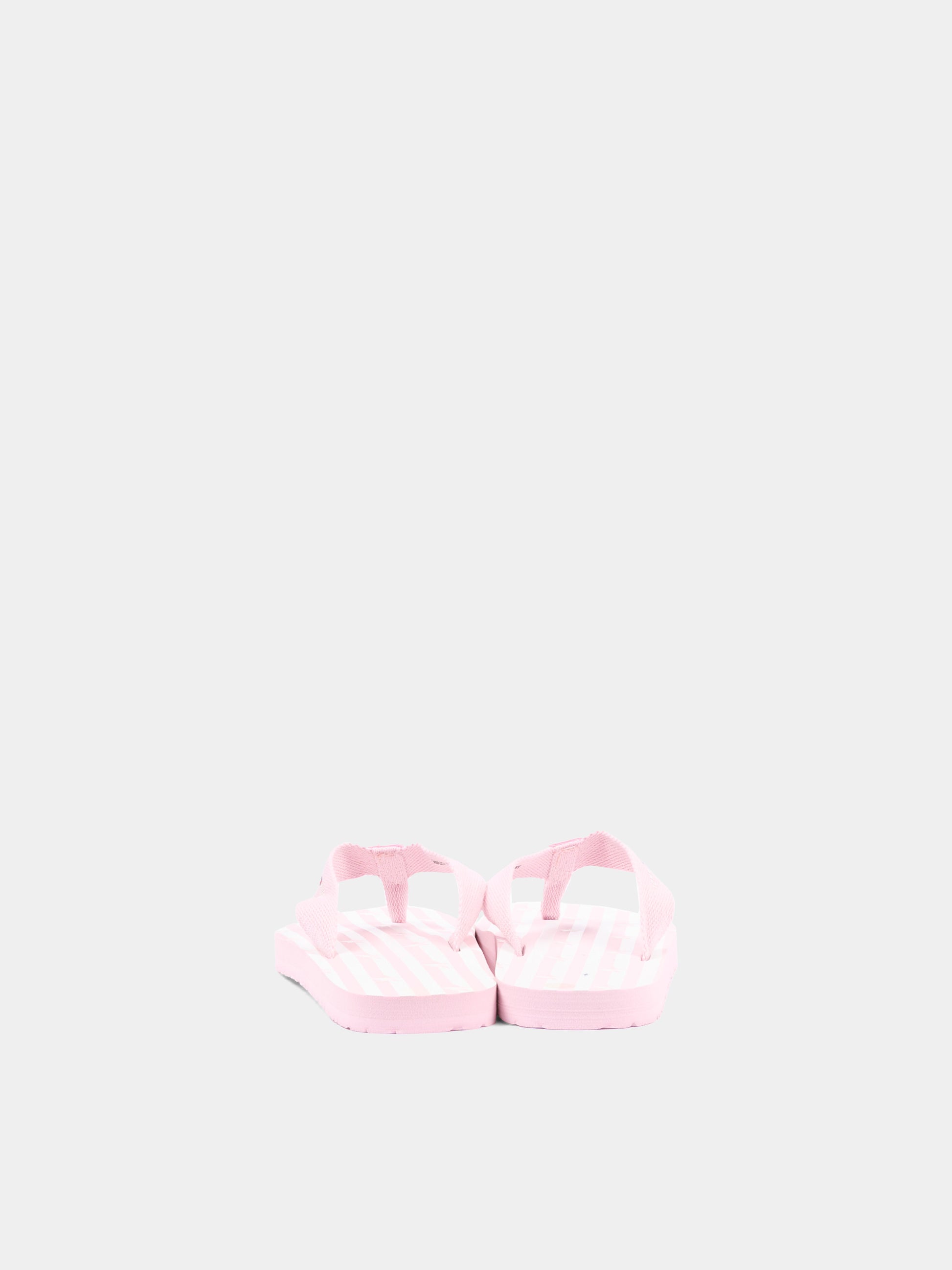 Infradito rosa per bambina con logo,Tommy Hilfiger Junior,T3A8 34326 0058302