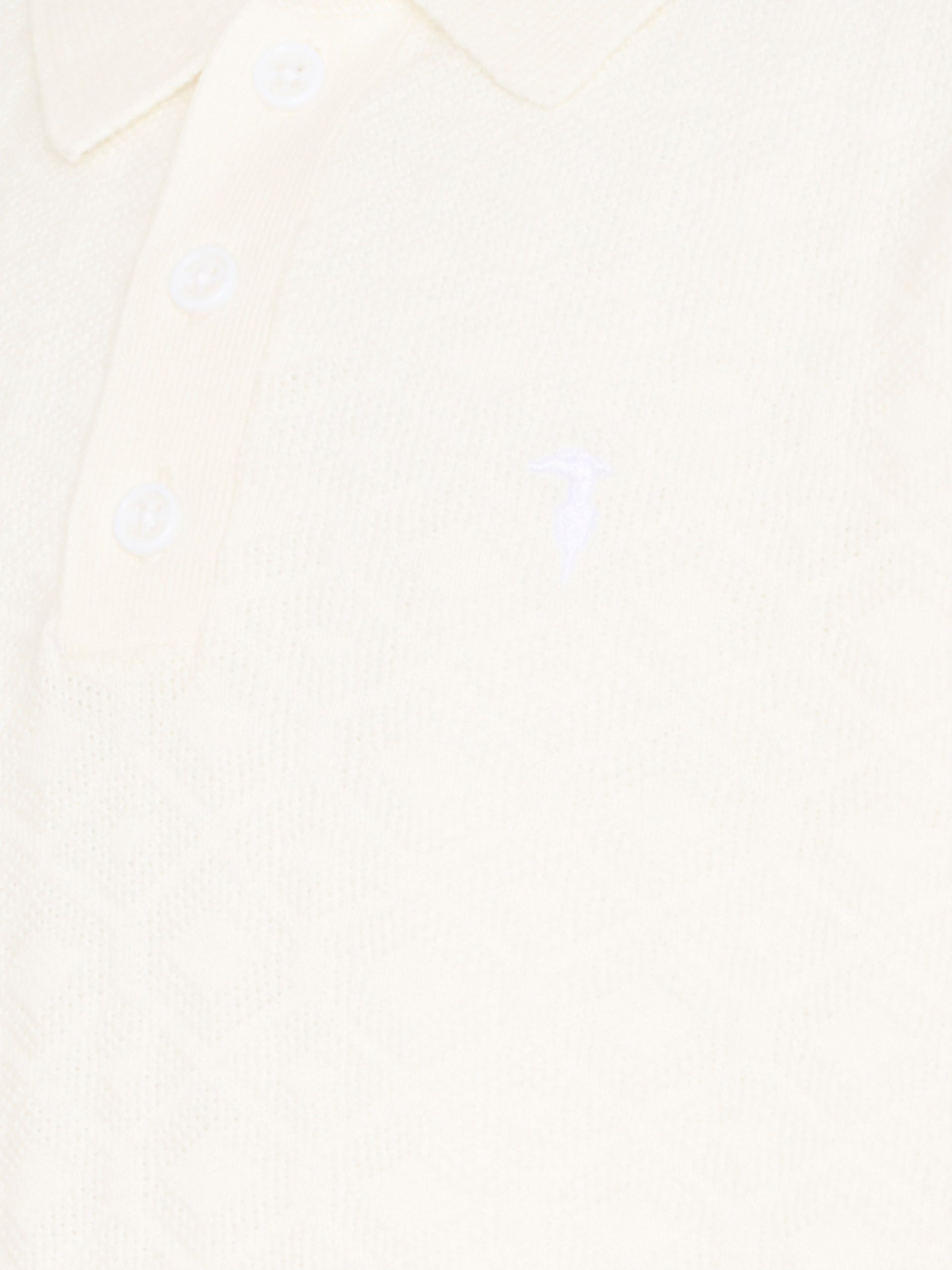 Polo bianca per bambino con levriero,Trussardi Junior,TBP26081PO OFF-WHITE