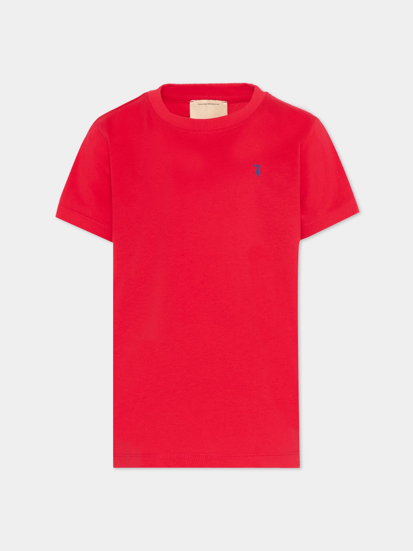 T-Shirt rossa per bambino con logo,Trussardi Junior,TBP26002TS RED LYCHEE