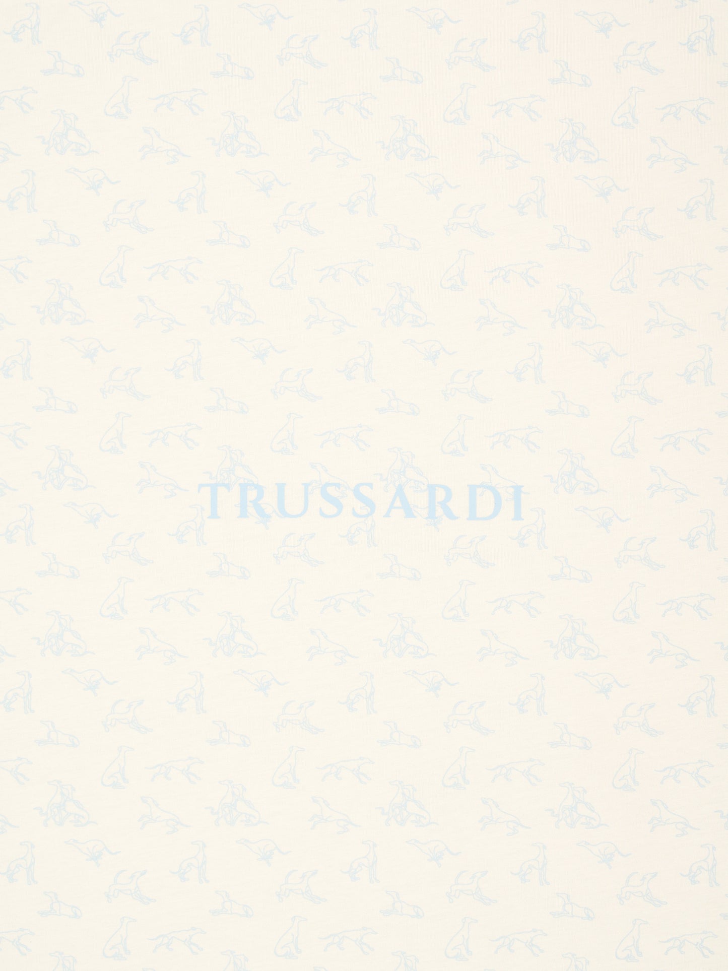 Coperta bianca per neonato con logo,Trussardi Junior,TLP26004CE WHITE