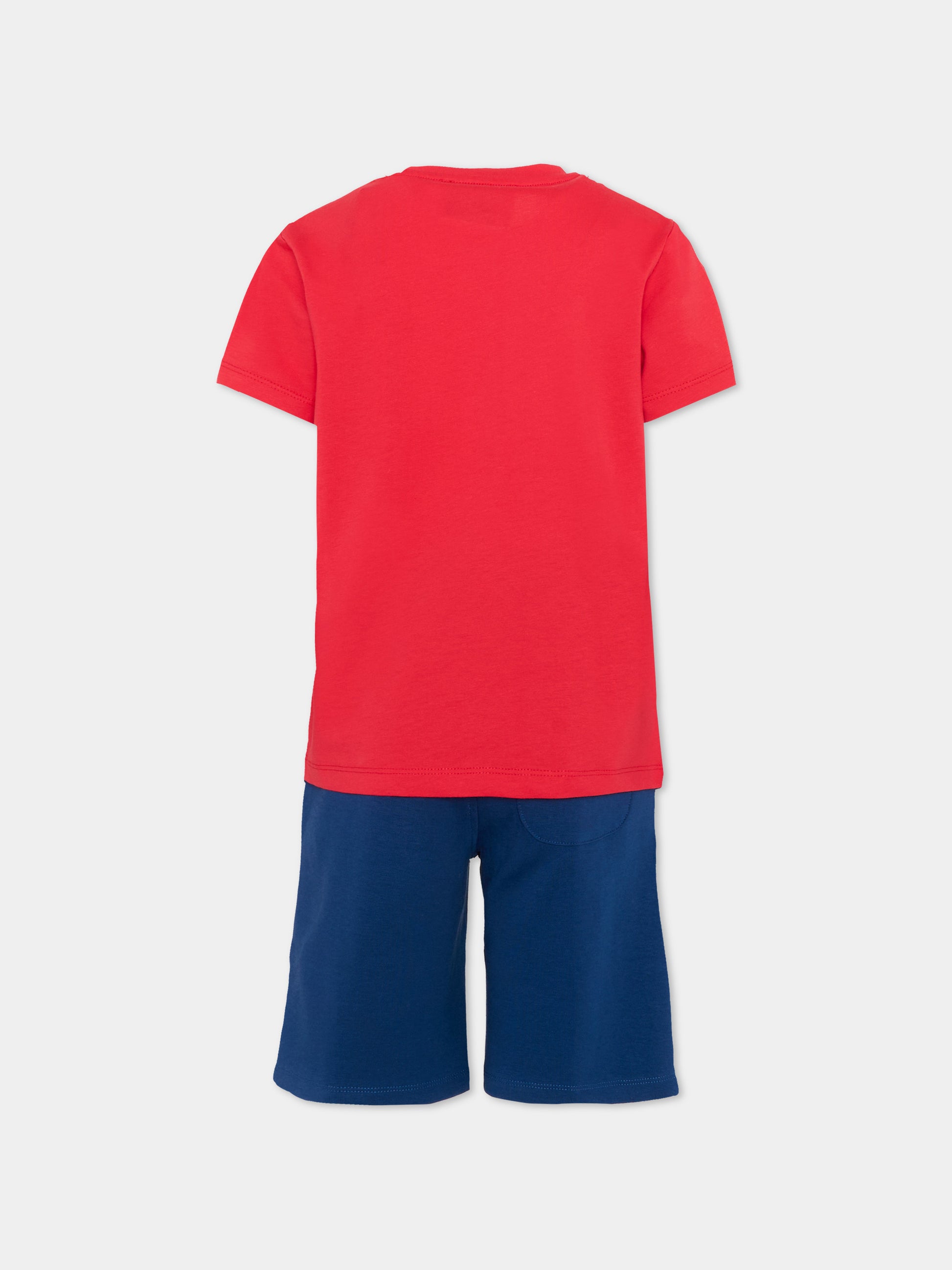 Completo sportivo rosso per bambino con logo,Trussardi Junior,TBP26010CJ RED LYCHEE