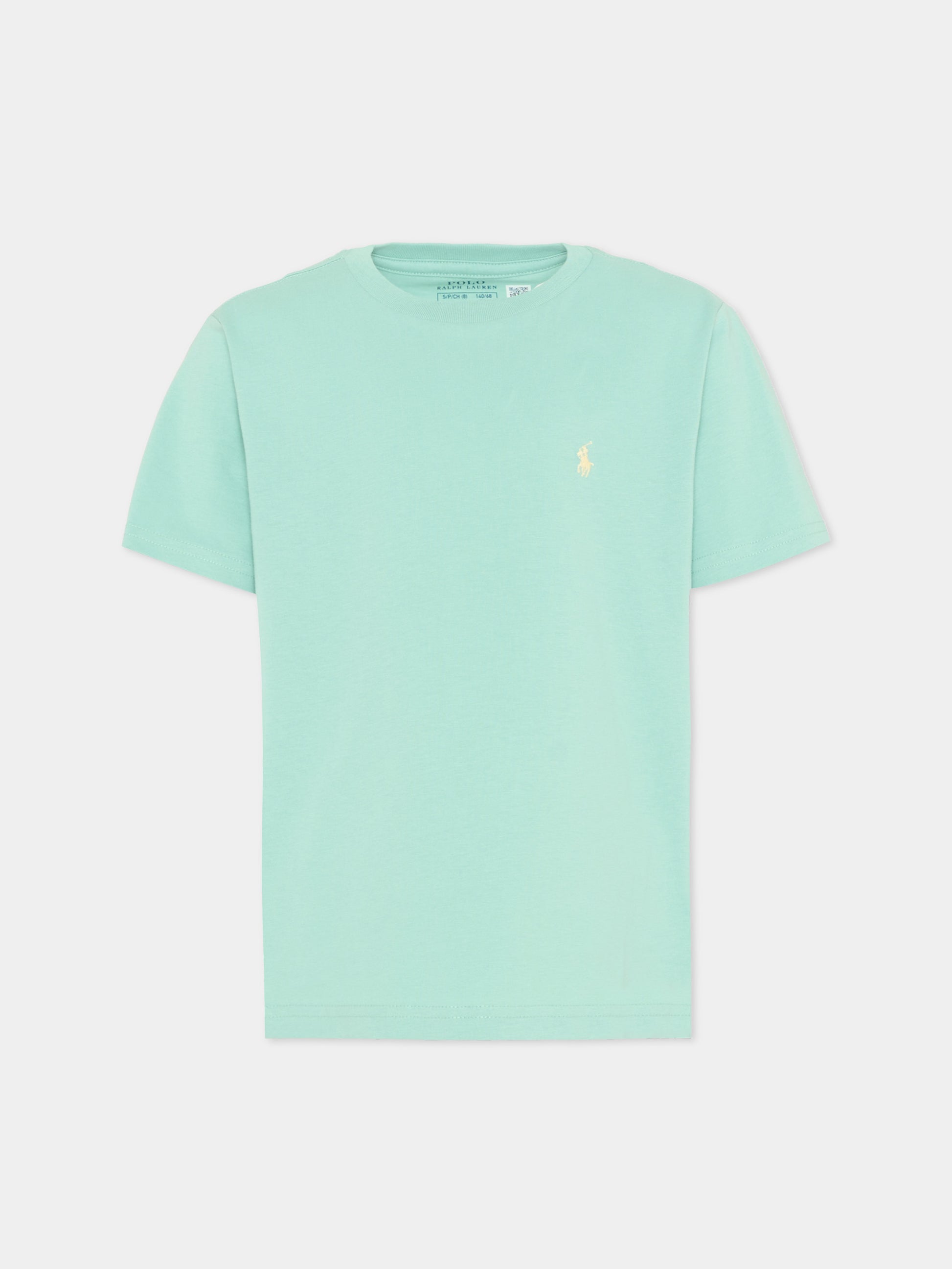 T-Shirt azzurra per bambino con Polo Pony,Ralph Lauren Kids,832904506