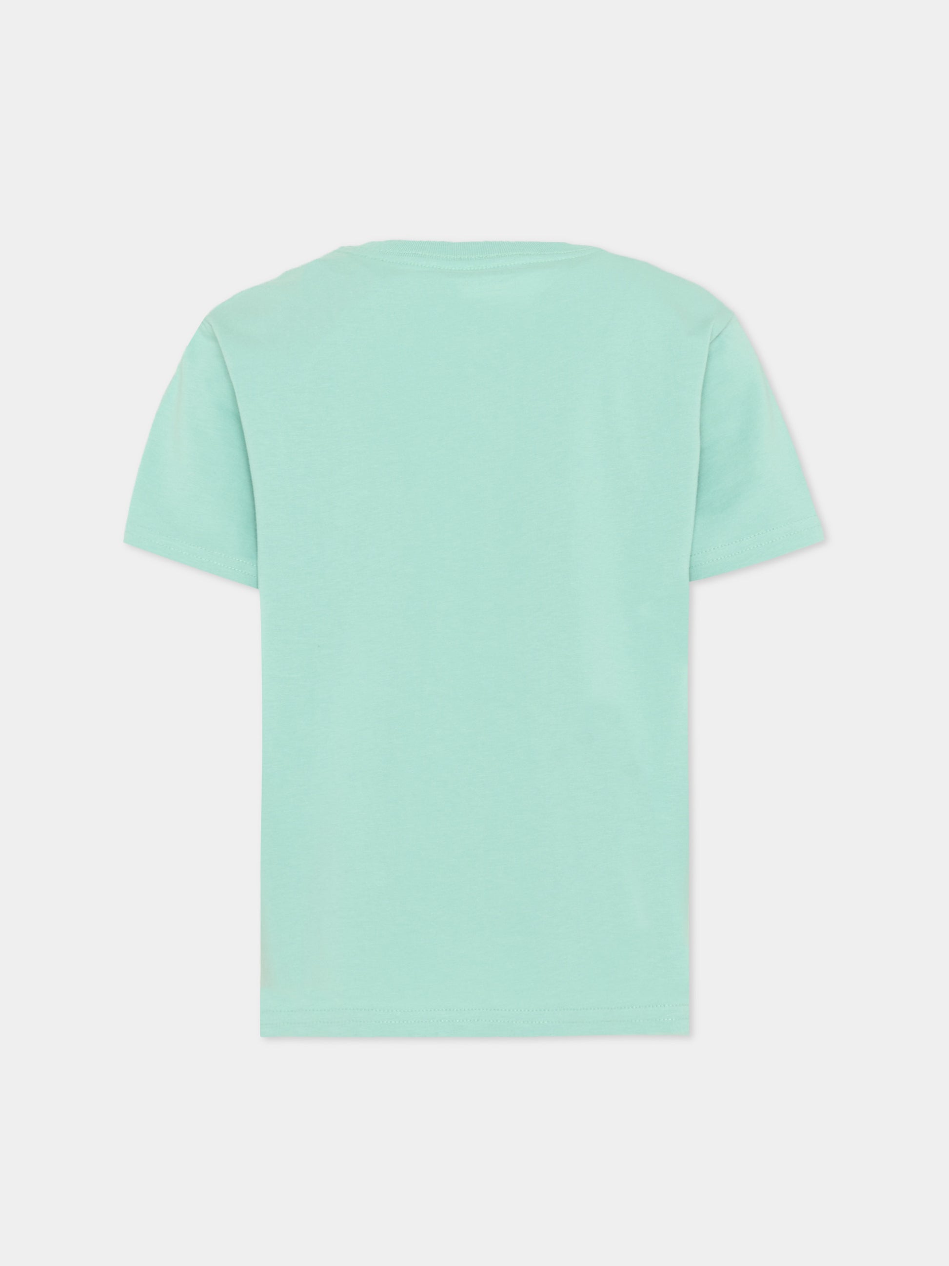 T-Shirt azzurra per bambino con Polo Pony,Ralph Lauren Kids,832904506