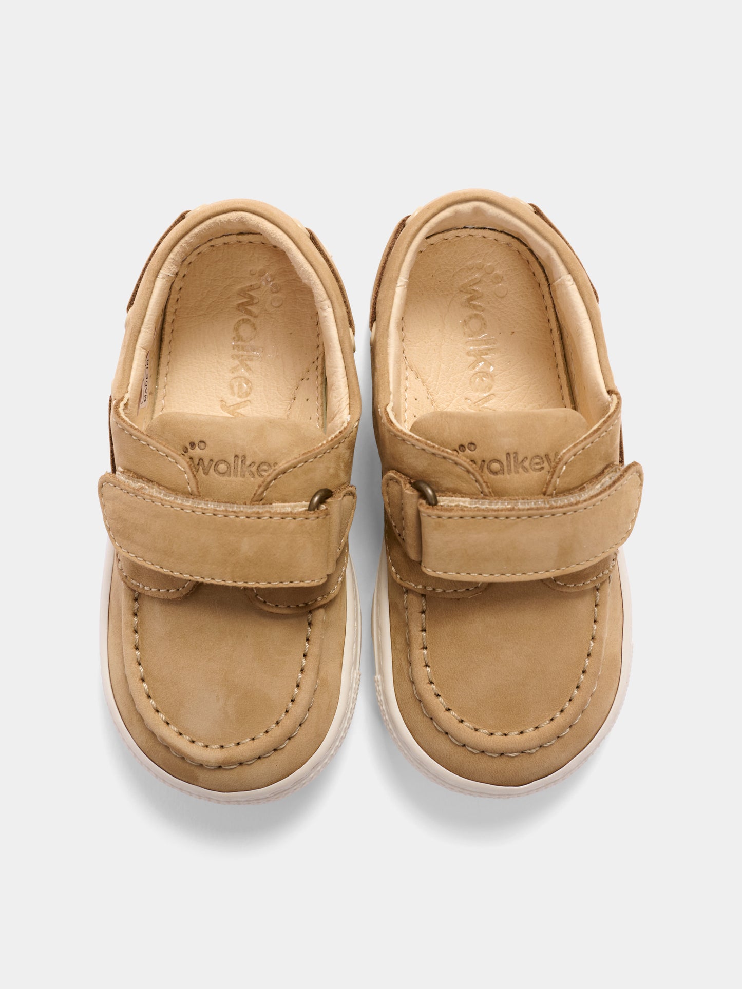 Mocassini beige per bambino,Walkey,Y1B4 43990 0124501