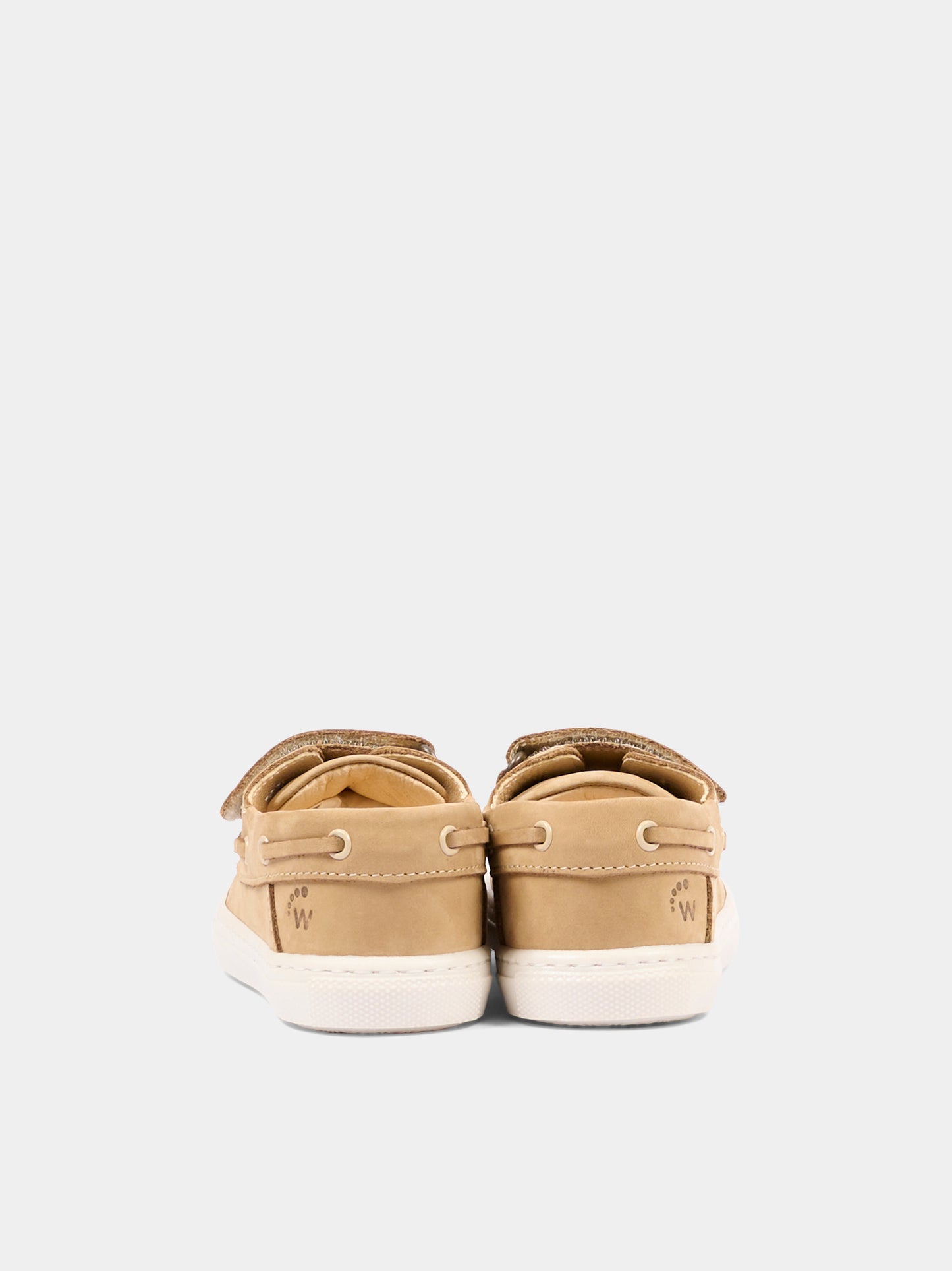 Mocassini beige per bambino,Walkey,Y1B4 43990 0124501