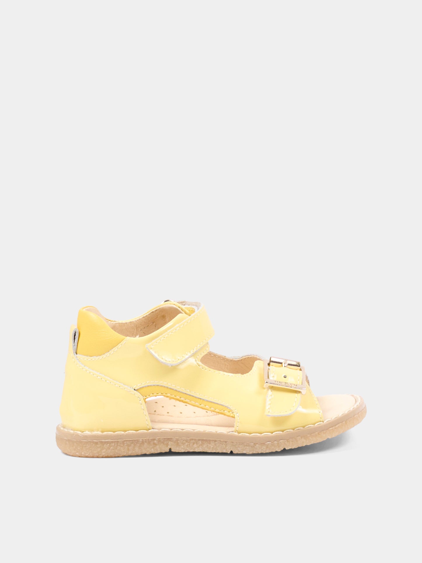 Sandali gialli per bambina,Walkey,Y1A2 44184 0224200