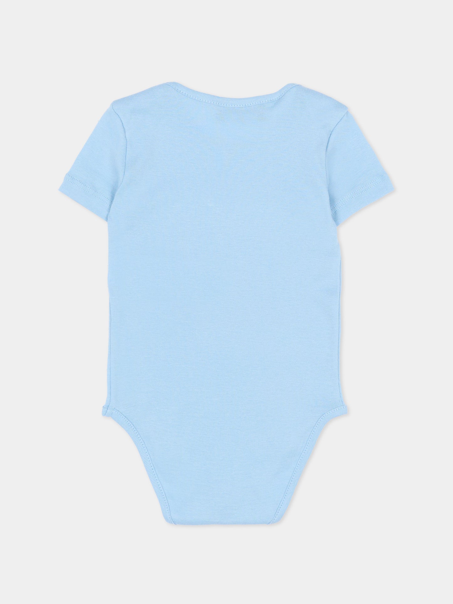 Set body azzurro per neonato con logo,Dsquared2,DQ2876 D0A8U DQ814
