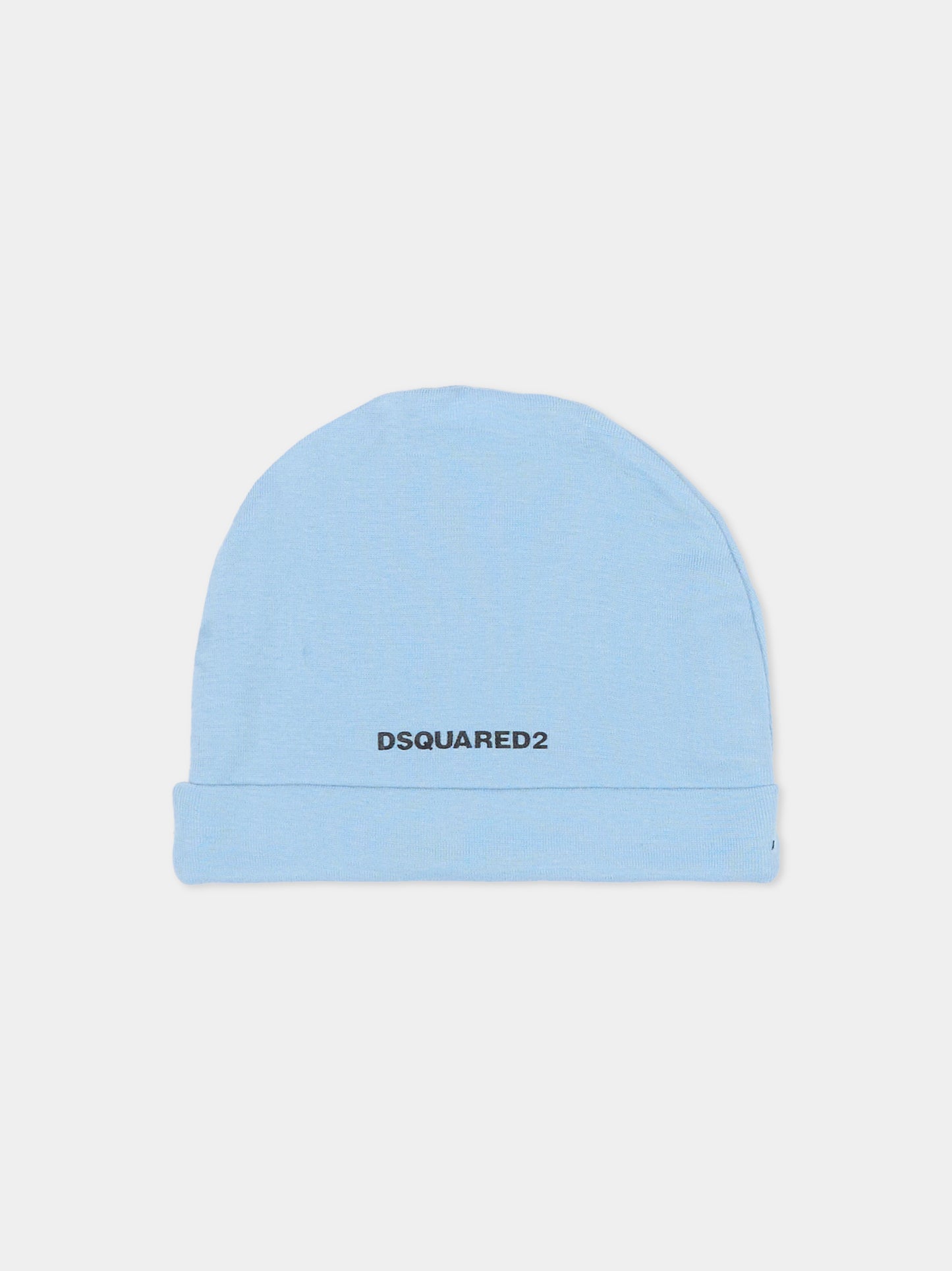 Set body azzurro per neonato con logo,Dsquared2,DQ2876 D0A8U DQ814