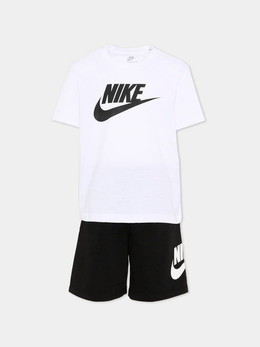 Completo sportivo multicolor per bambino con logo,Nike,86L596 F66