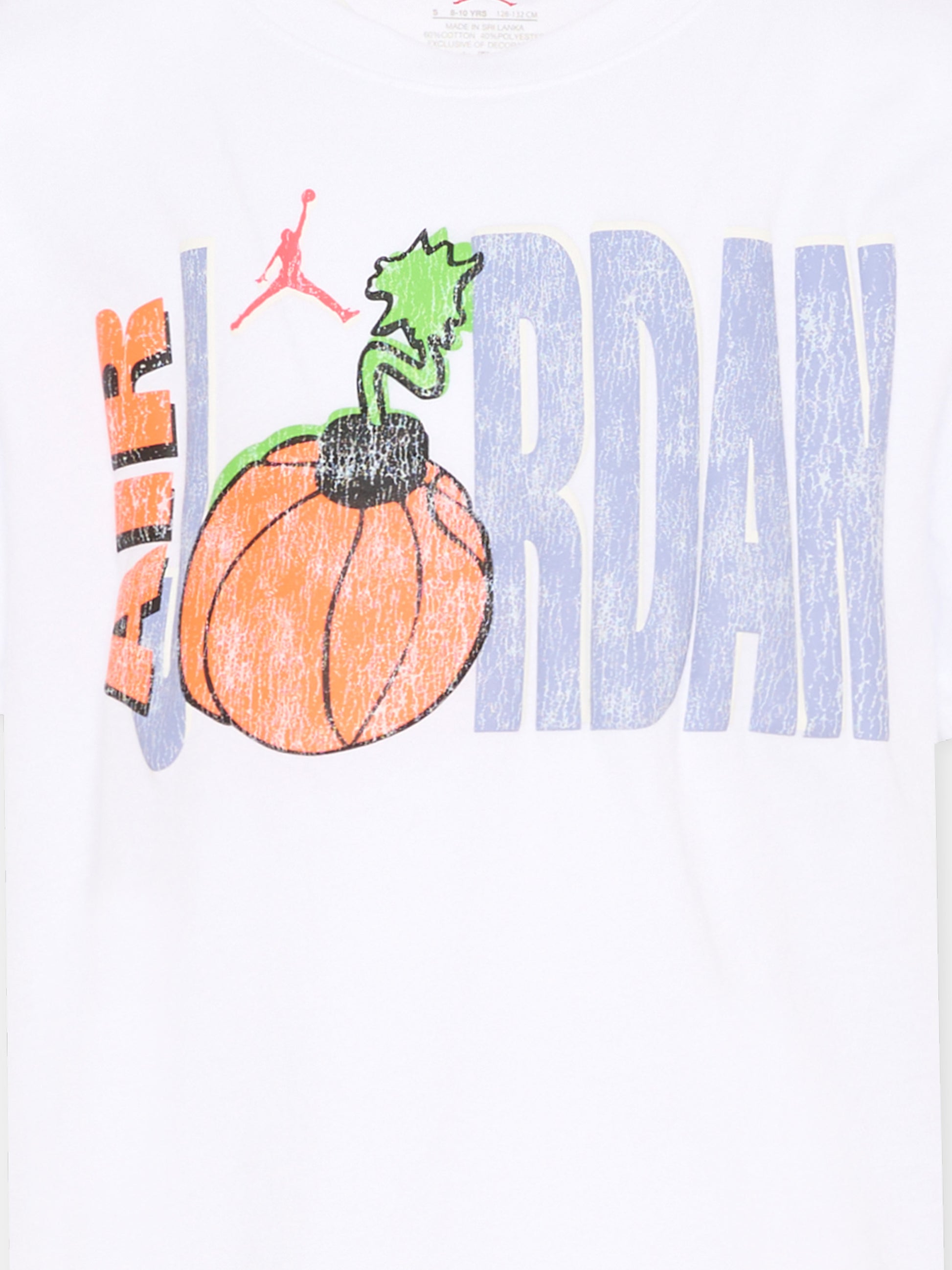 T-shirt bianca per bambino con logo,Jordan,95F629 001