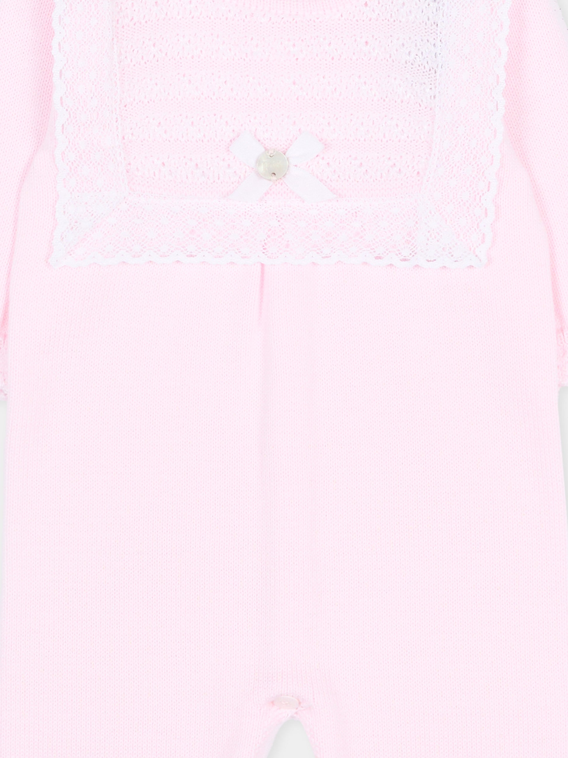 Tutina rosa per neonata con volant,Paz Rodríguez,005 123390 3701 H82