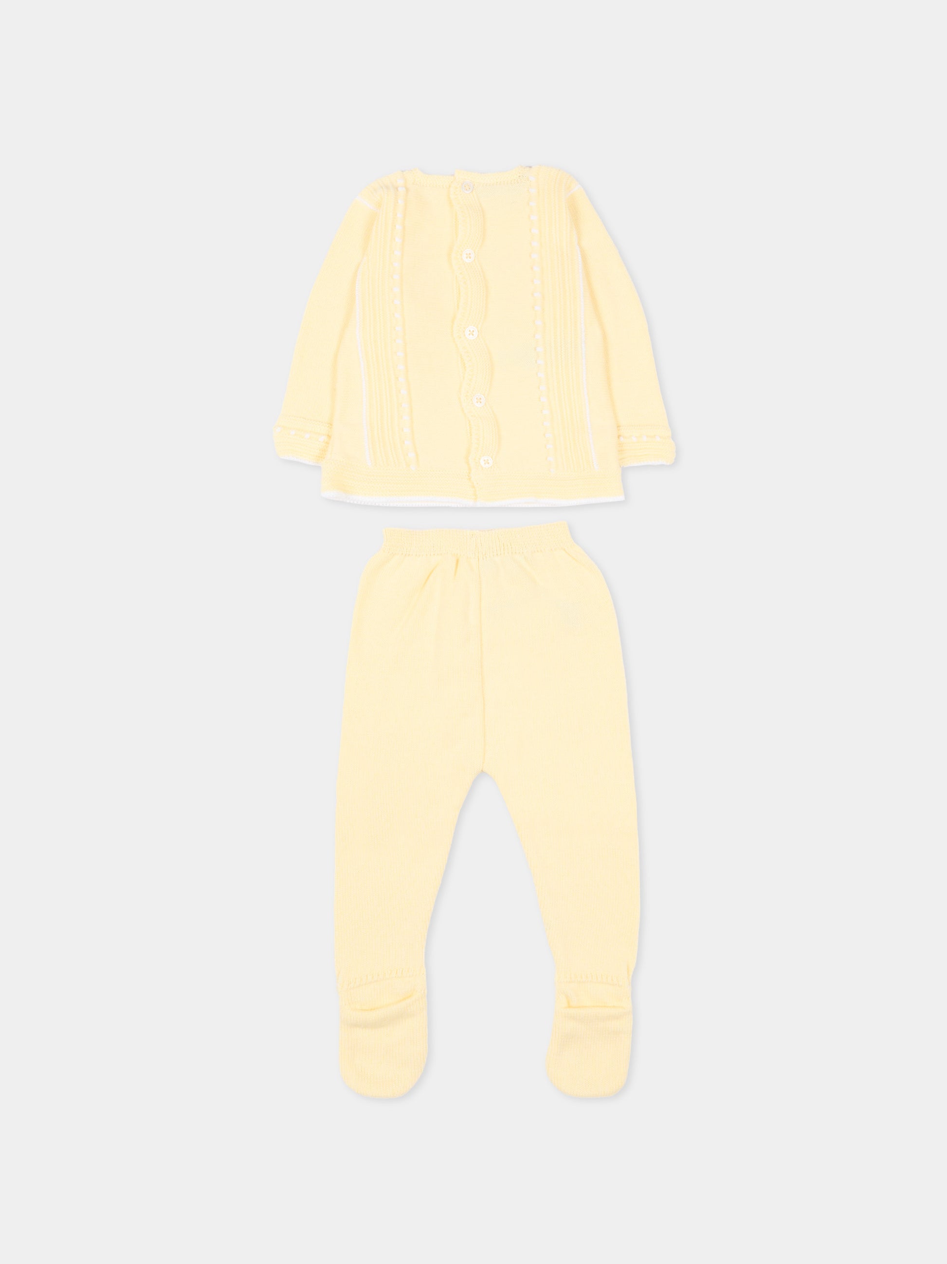 Completo nascita giallo per neonati,Paz Rodríguez,103 123522 0501 H82