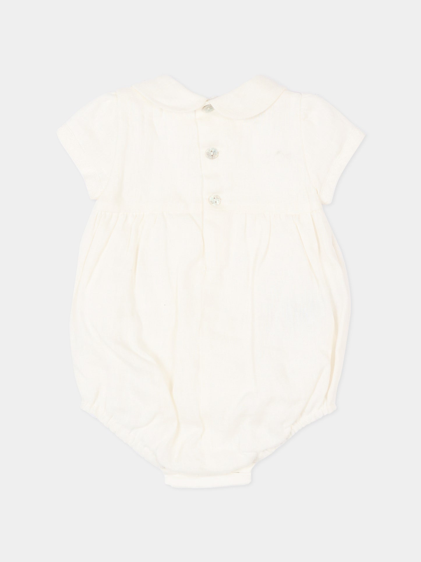 Pagliaccetto avorio per neonati,Paz Rodríguez,005 153270 60 T2073