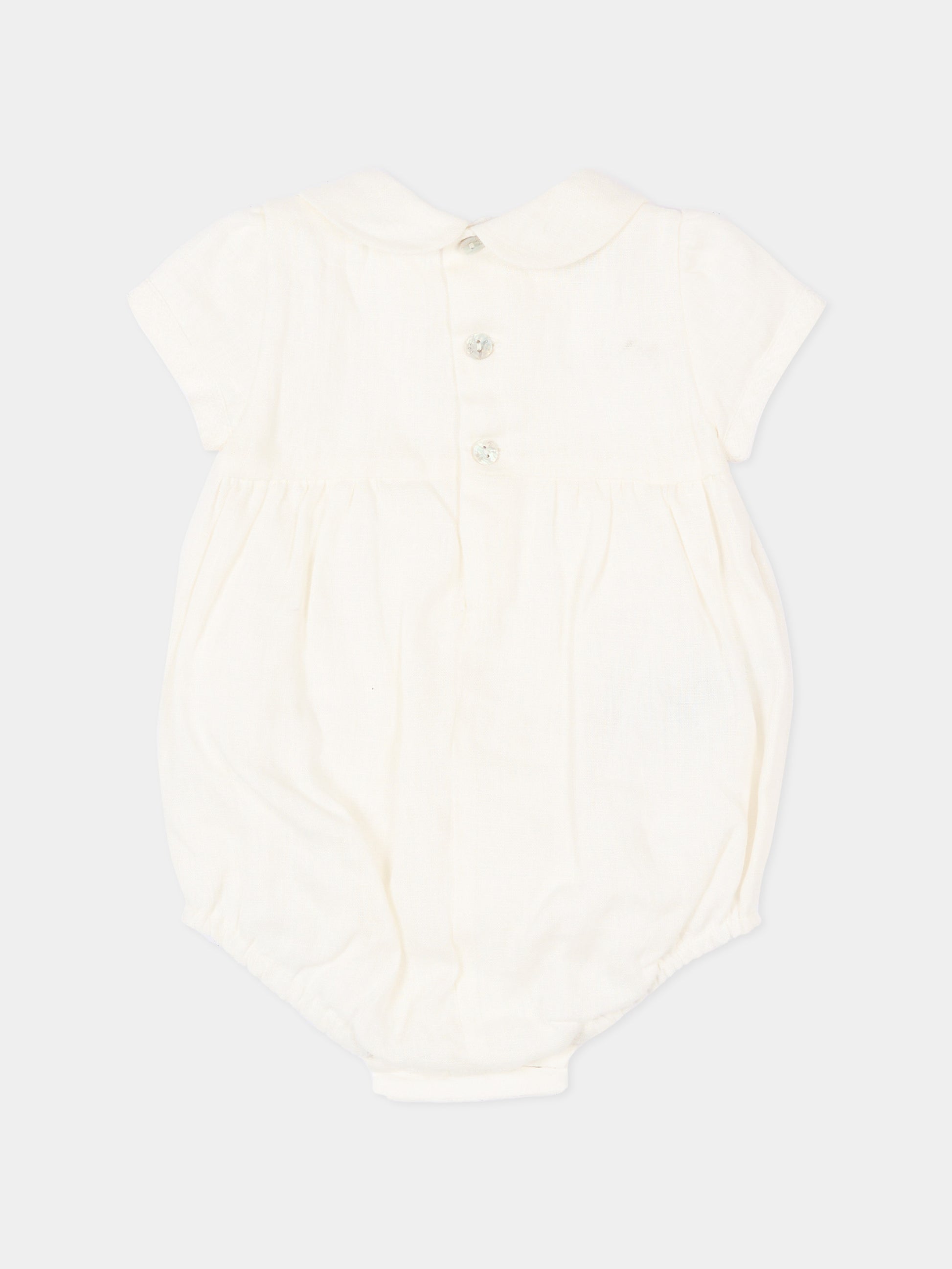 Pagliaccetto avorio per neonati,Paz Rodríguez,005 153270 60 T2073