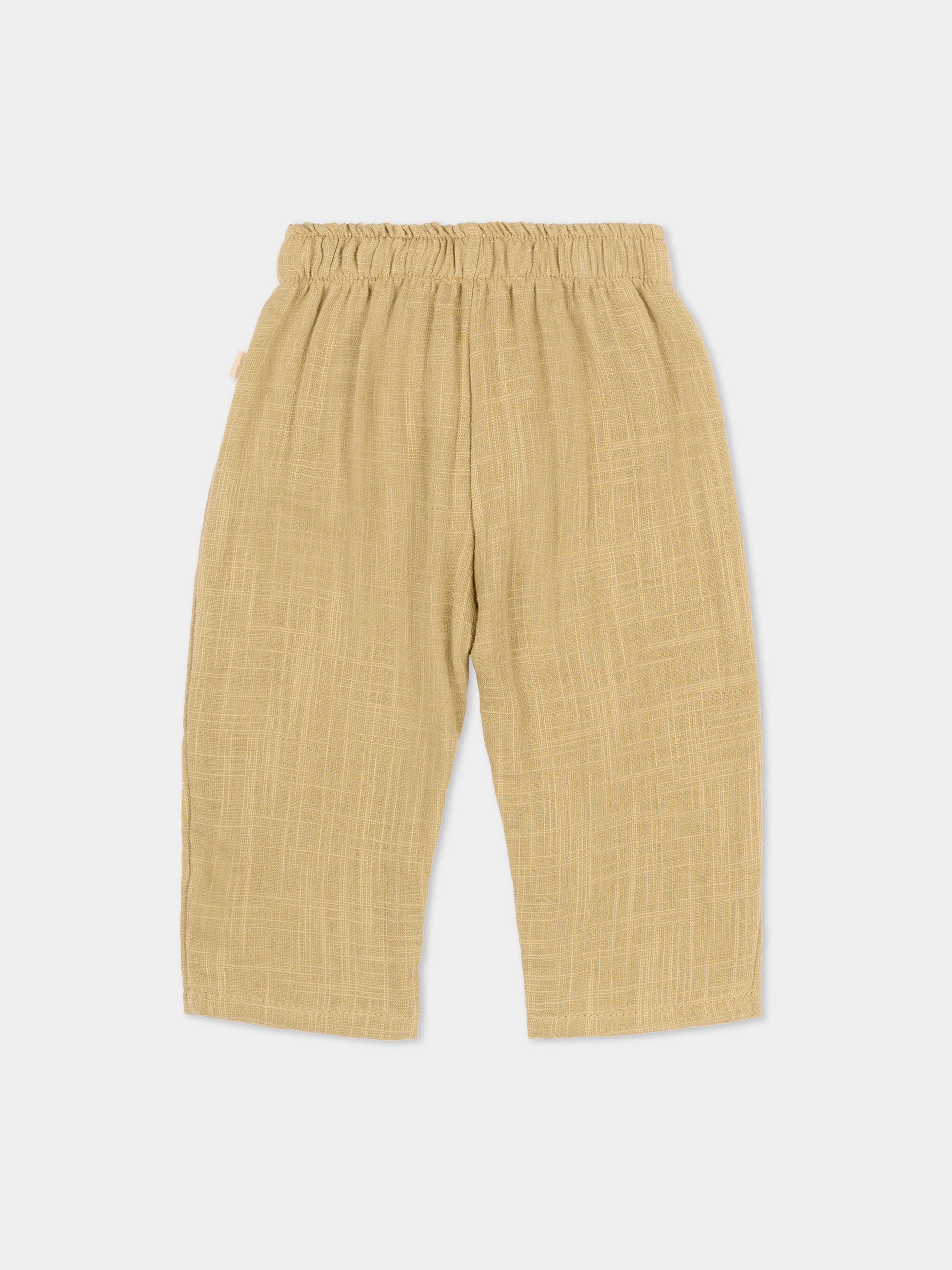 Pantaloni casual beige per neonati,Bamboom,1125TE00070 MUSTARD