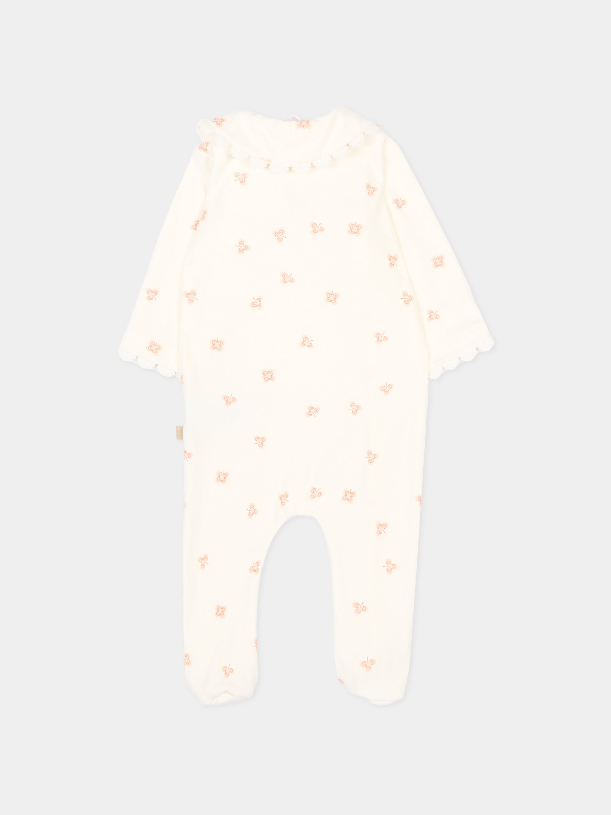 Tutina avorio per neonati Lucky Leaves,Bamboom,1134TE00074 LUCKY LEAVES