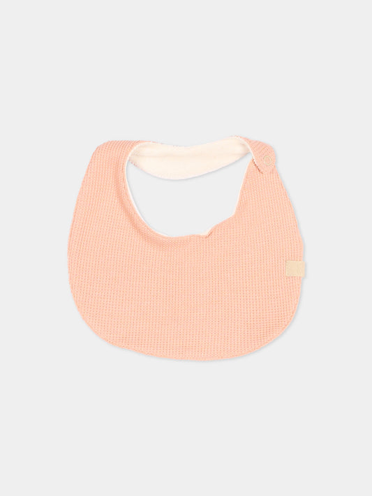 Bavaglino rosa per neonata,Bamboom,1154TE00072 CORAL