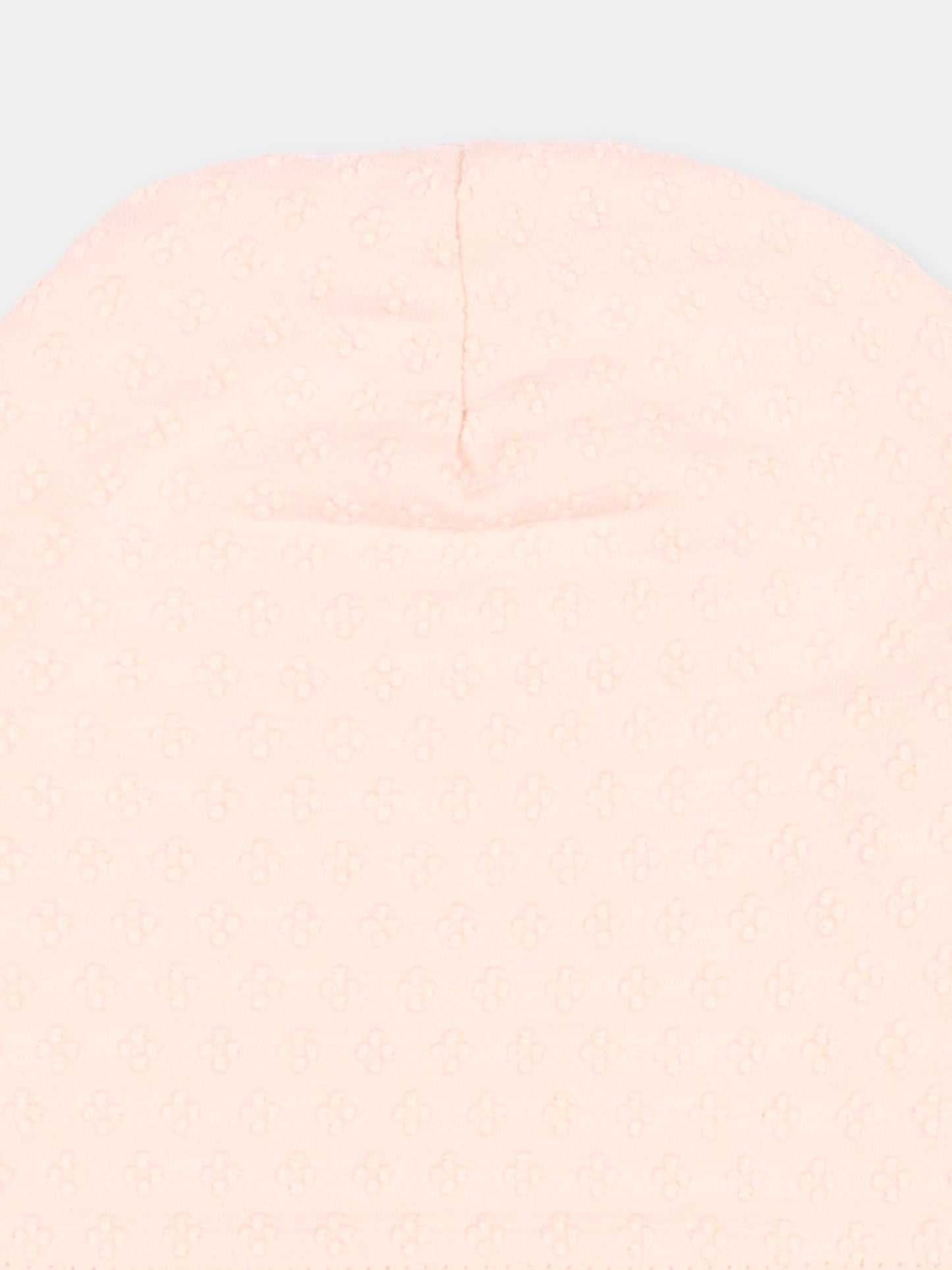 Berretto rosa per neonata jacquard,Bamboom,1158TE00073 PINK BLOOM