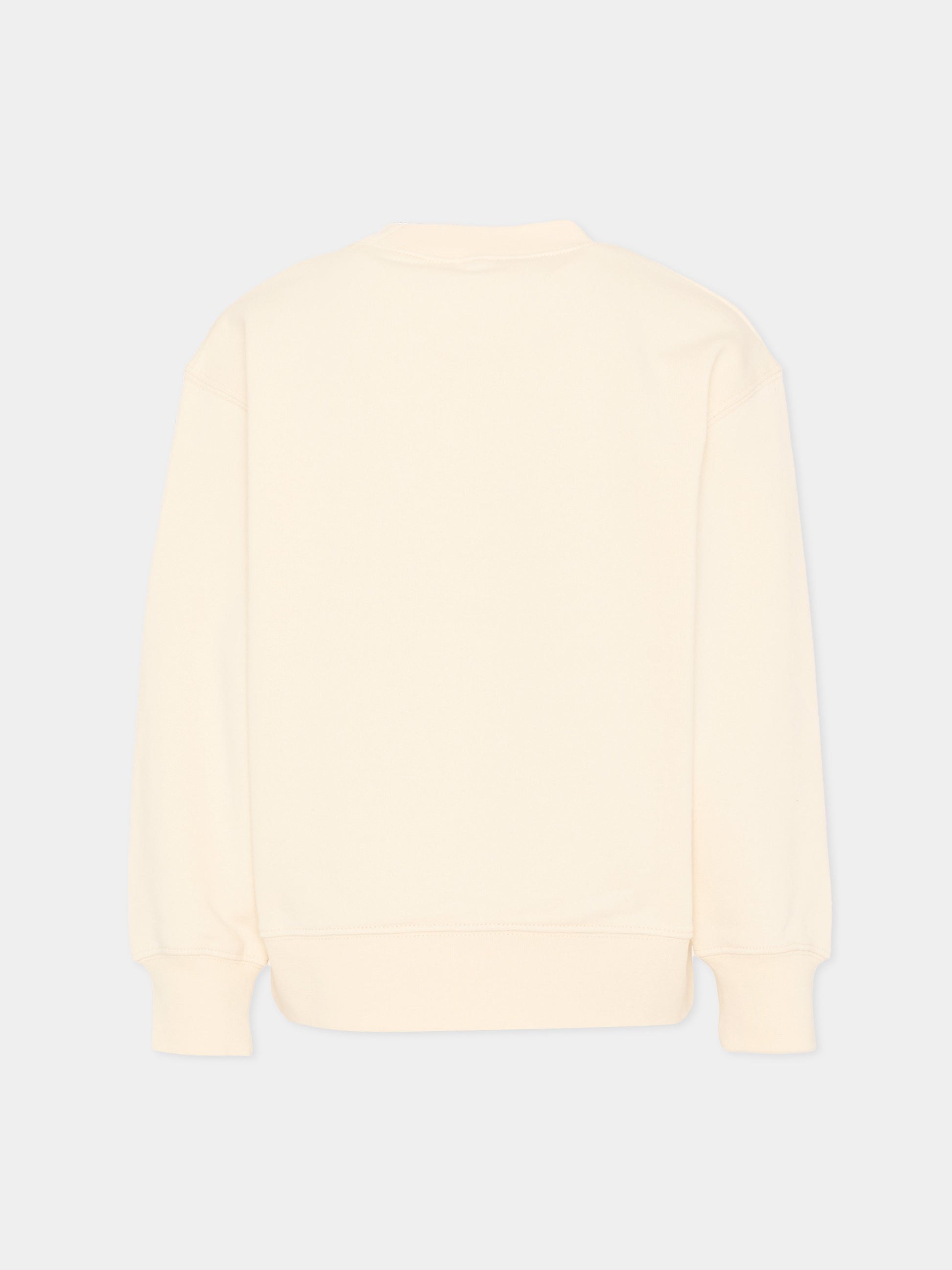 Felpa avorio Palm Angels per bambini,Palm Angels,PBBA012S26FLE002 002