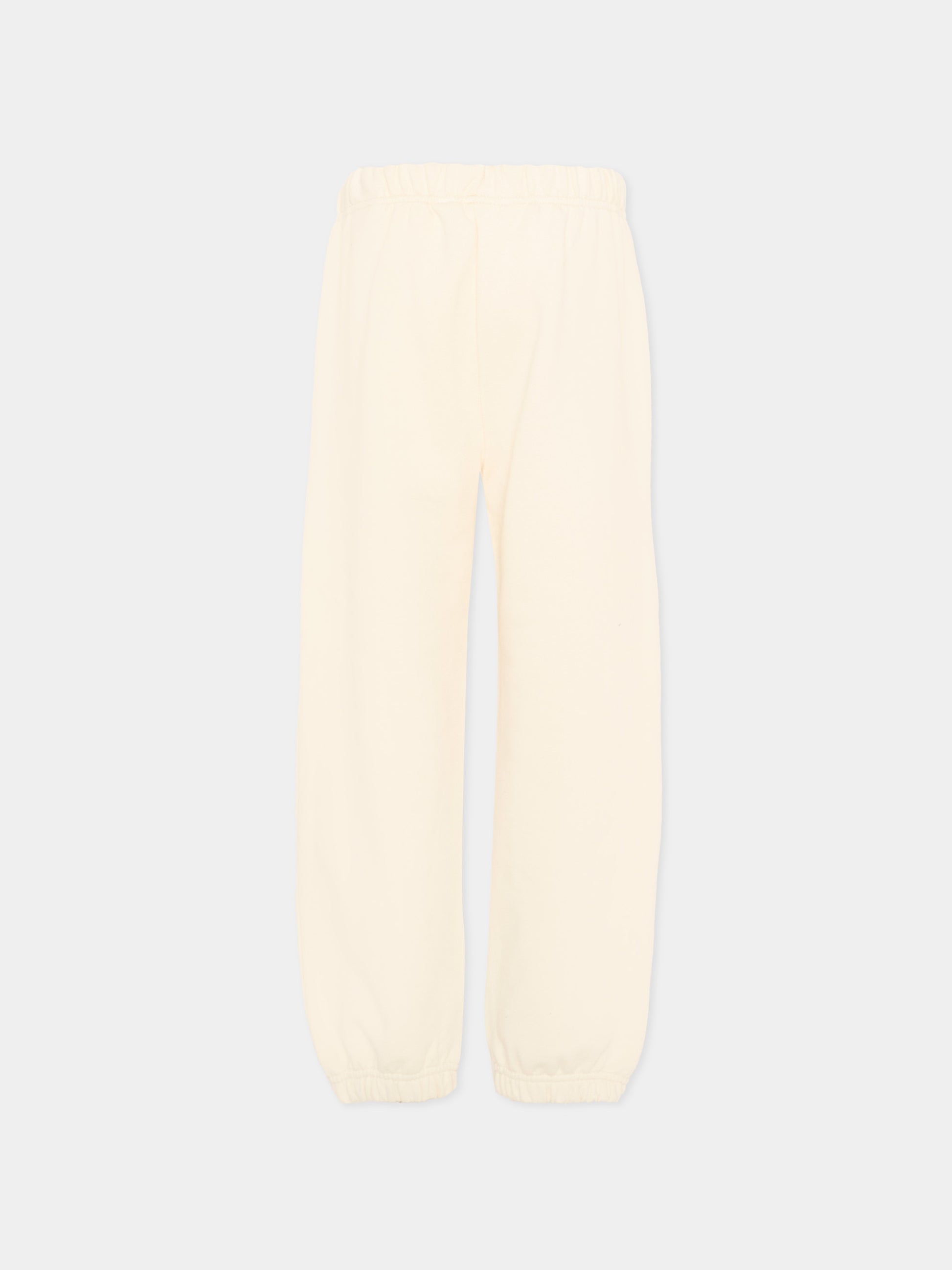 Pantaloni sportivi avorio Palm Angels,Palm Angels,PBCH008S26FLE001 002