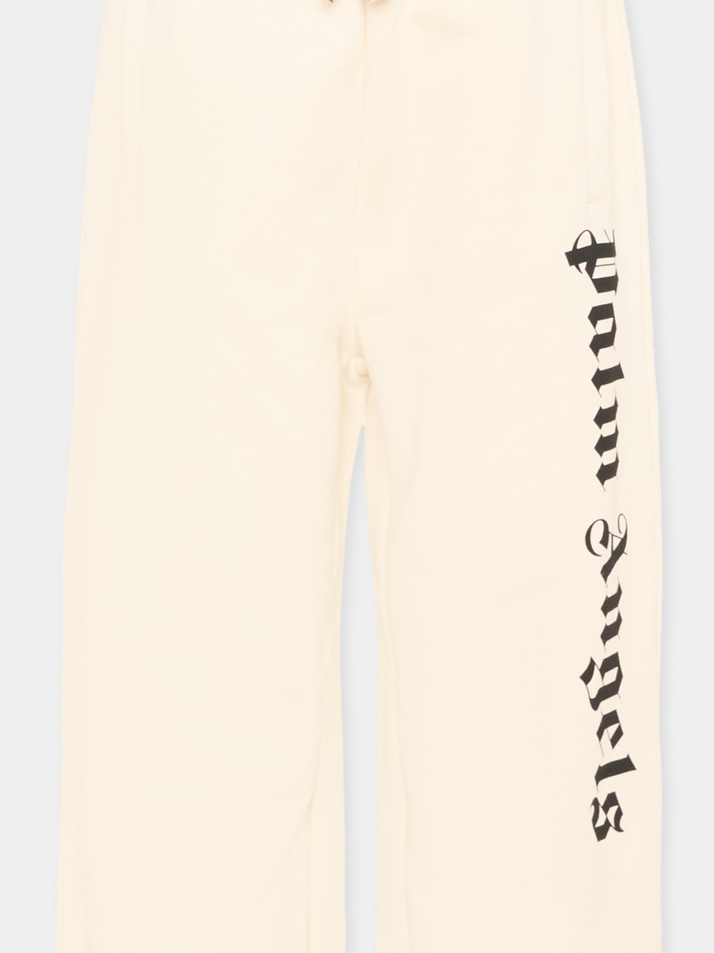 Pantaloni sportivi avorio Palm Angels,Palm Angels,PBCH008S26FLE001 002