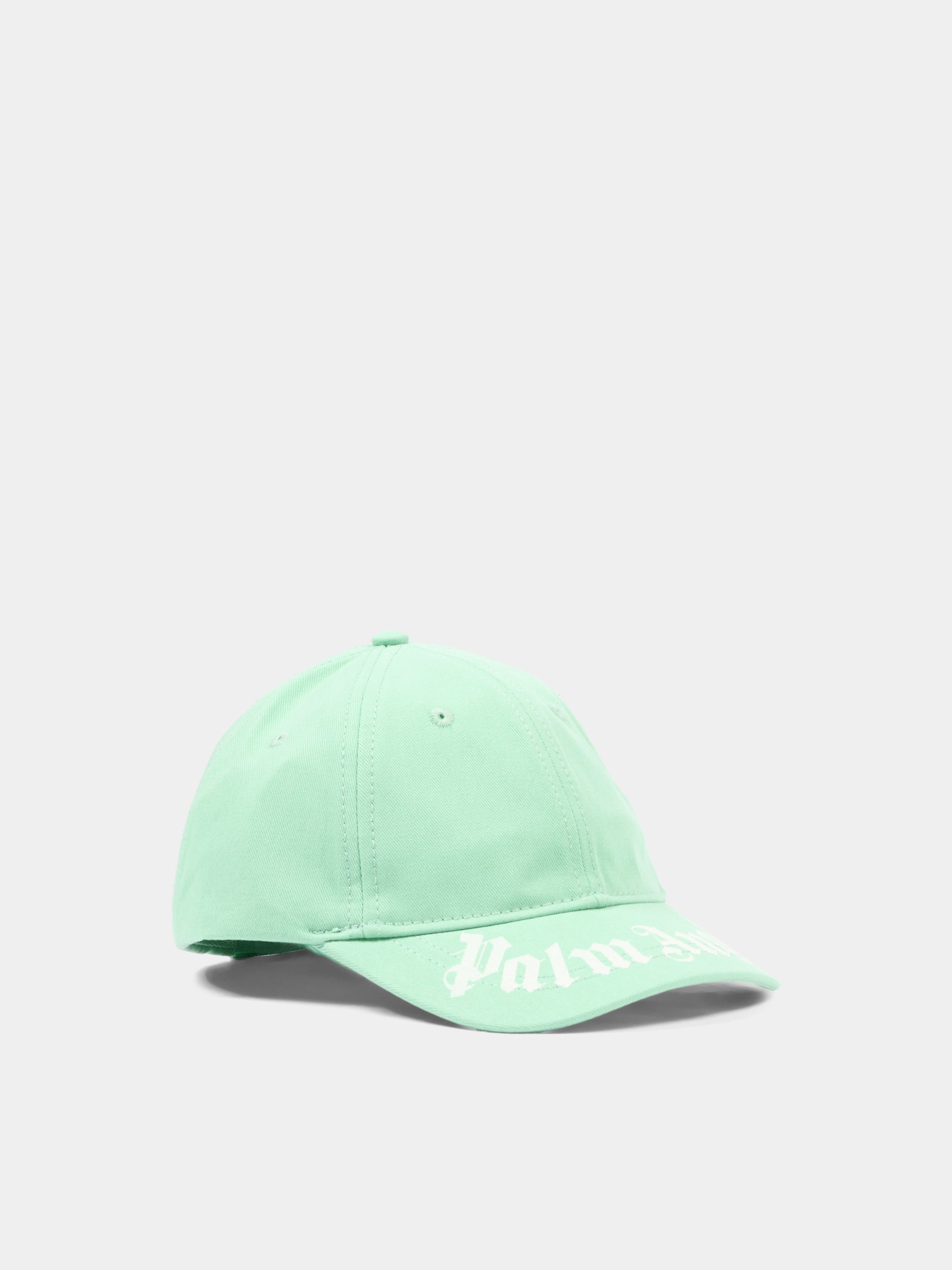Cappello verde per bambini con logo,Palm Angels,PBLB002S26FAB001 080