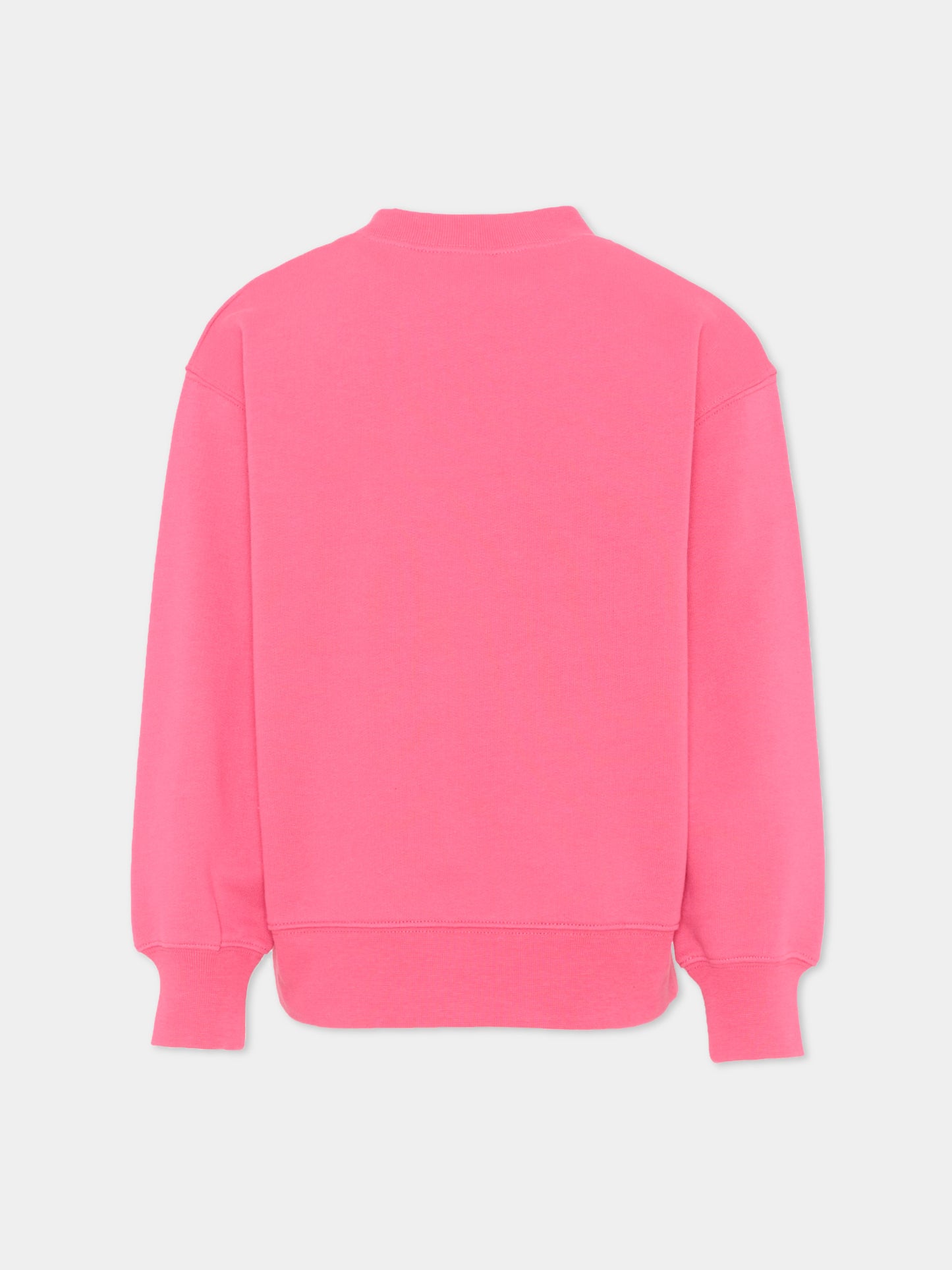 Felpa fucsia teddy bear per bambina,Palm Angels,PGBA013S26FLE002 044