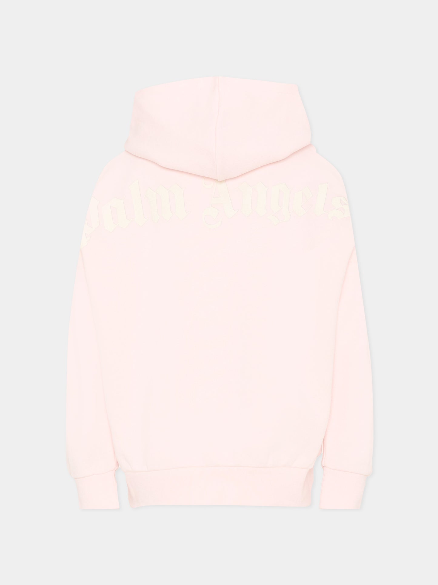 Felpa rosa per bambina con logo,Palm Angels,PGBB014S26FLE001 042