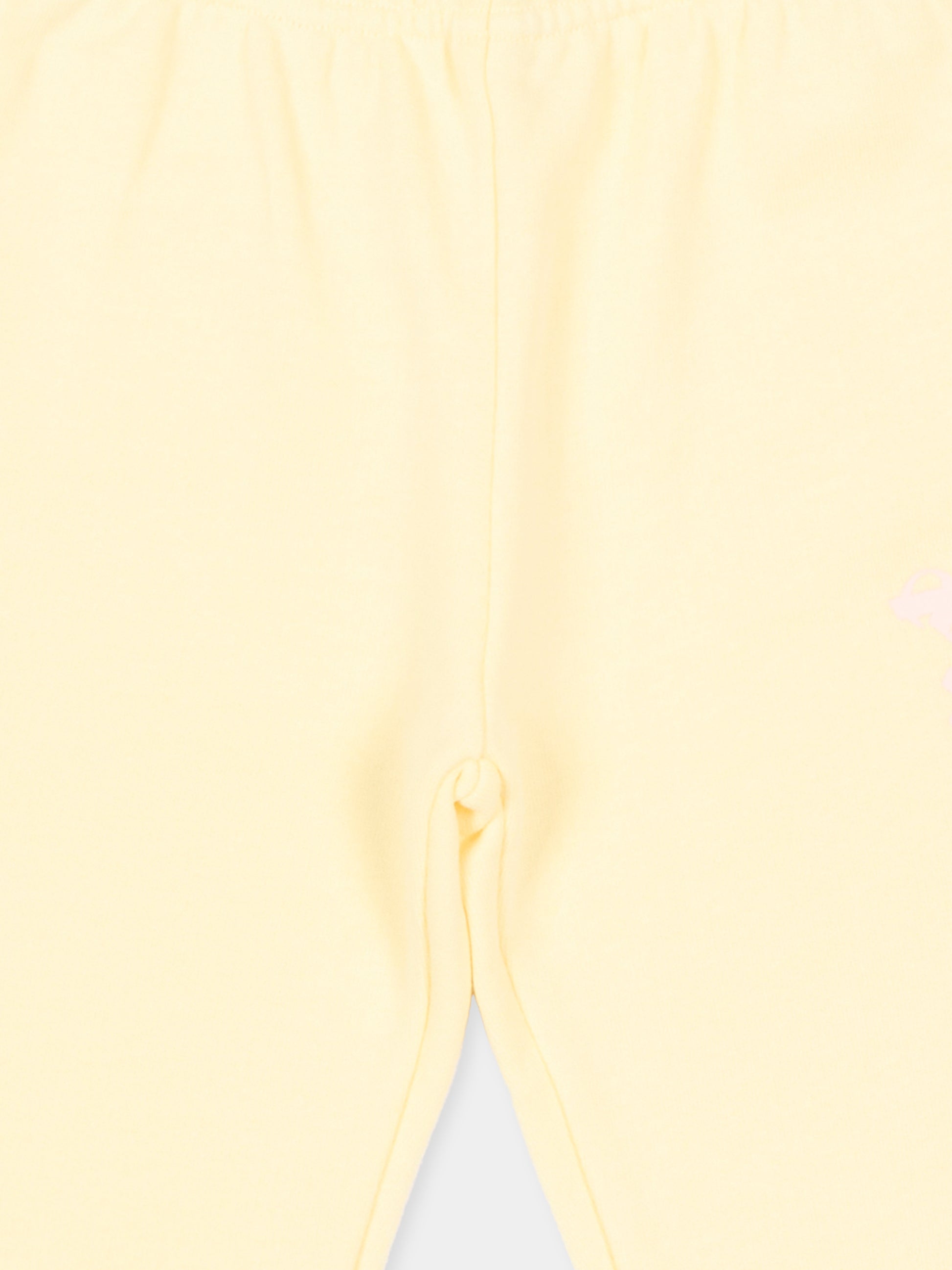 Pantaloni sportivi gialli per neonata con logo,Palm Angels,PGXD002S26FLE001 020