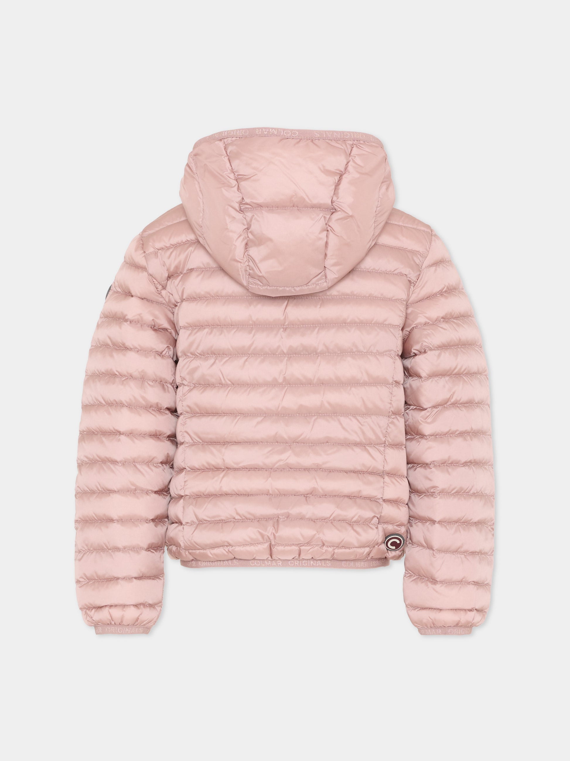 Piumino rosa per bambina con logo,Colmar Originals Kids,3490A 9VX 756